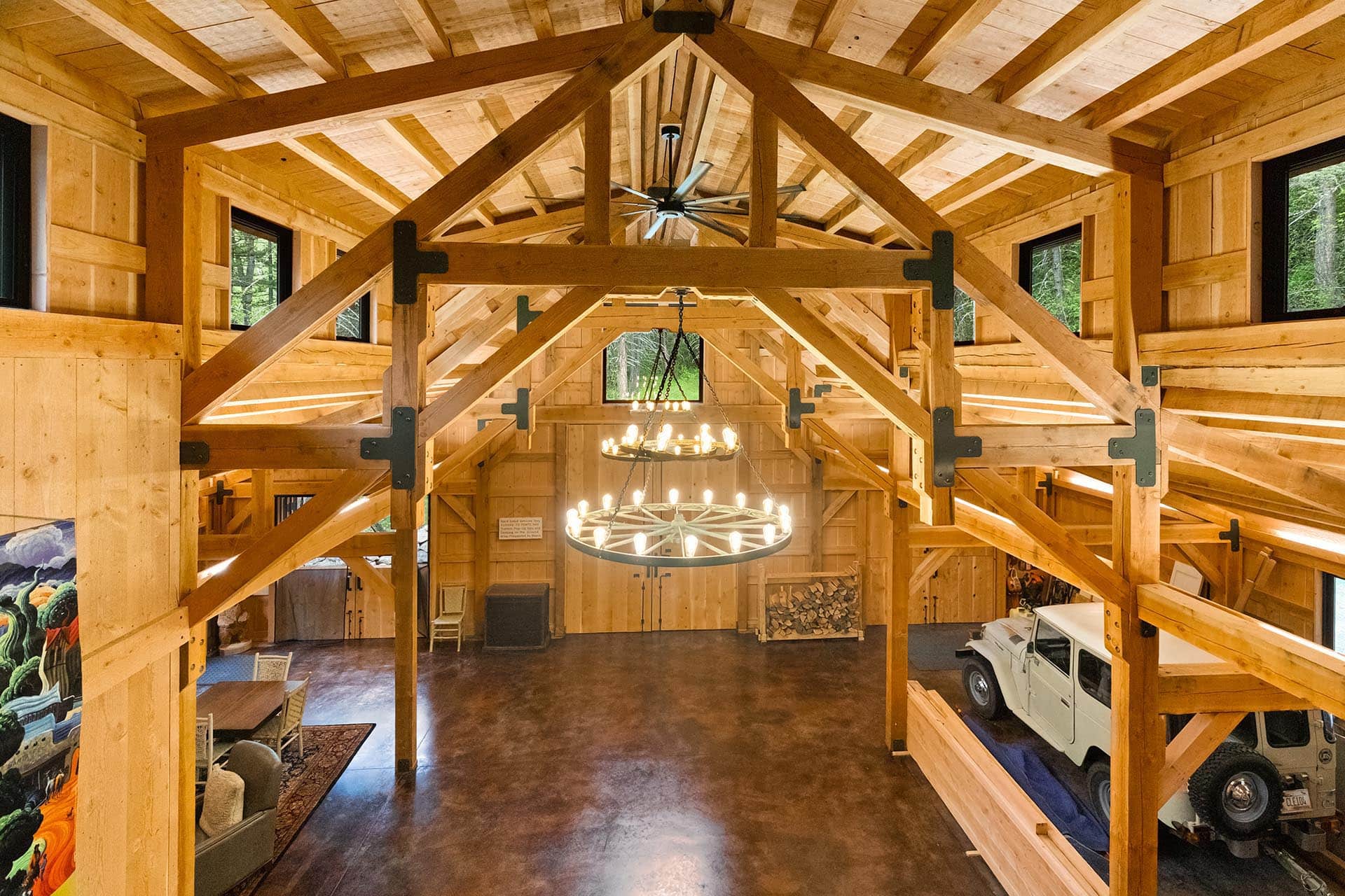 property with indoor vehicle storage for sale montana bozeman creekside hideaway