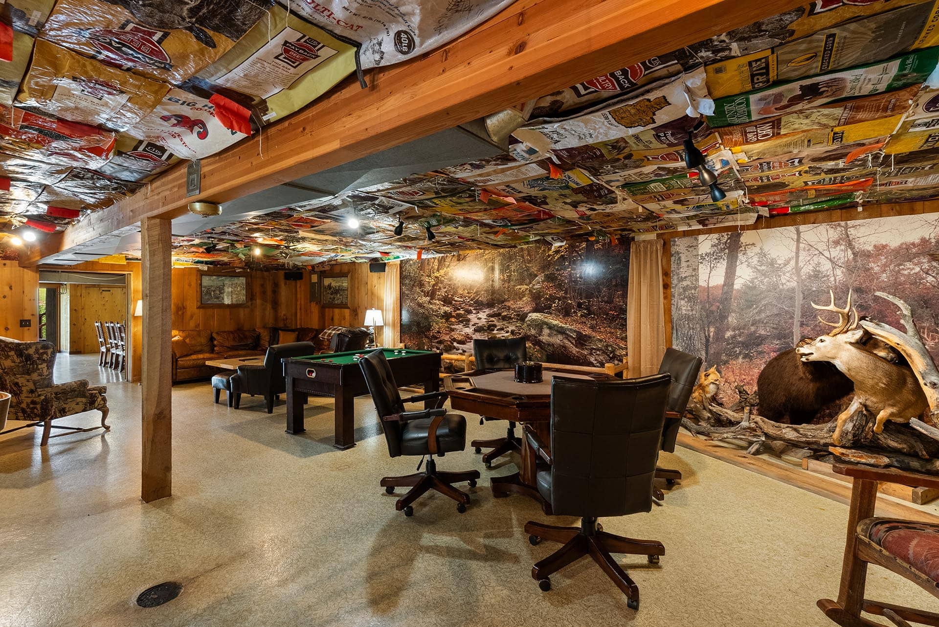 recreational property with game room montana two rivers lodge