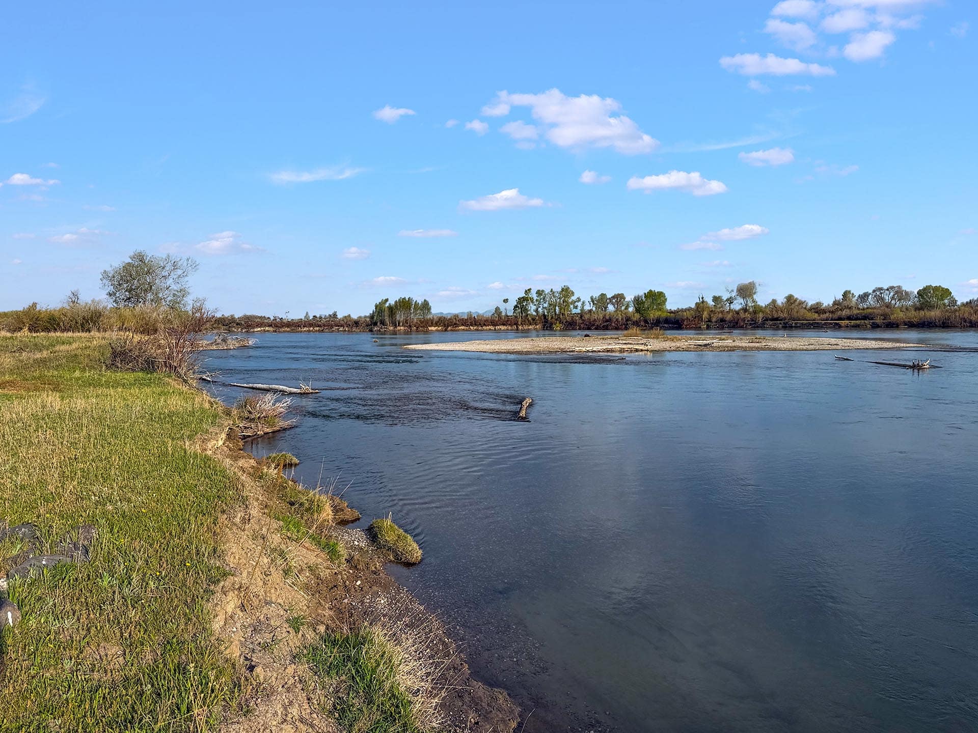 river with gravel bar ranch property for sale idaho oxbow crescent