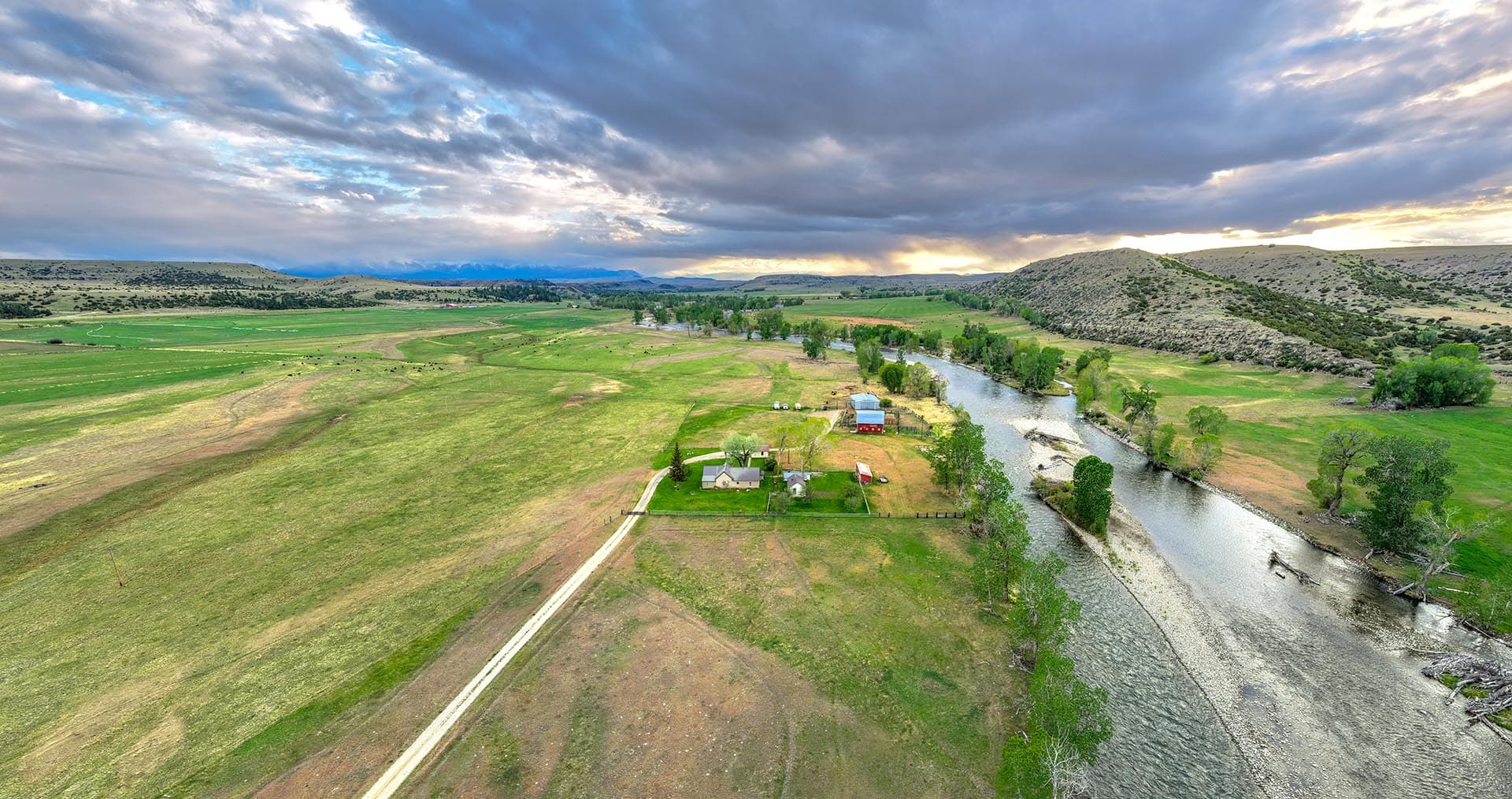 riverfront farmstead land montana stillwater riffle ranch