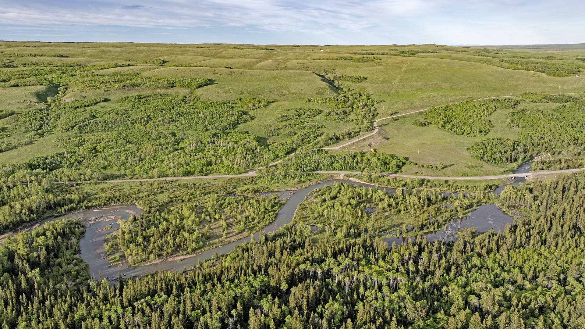 rolling green hills river land montana two medicine legacy ranch