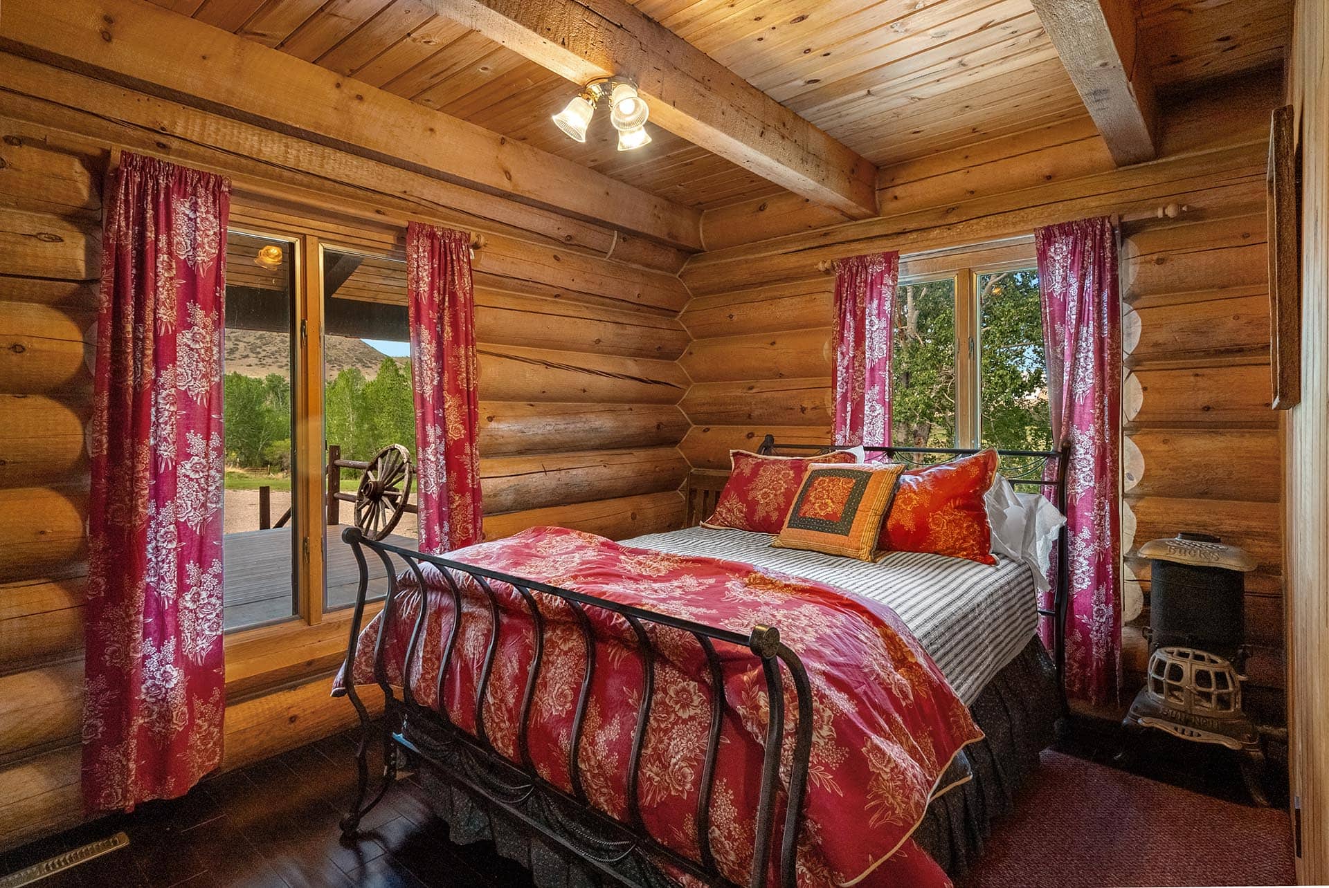 rustic interior property for sale montana two rivers lodge