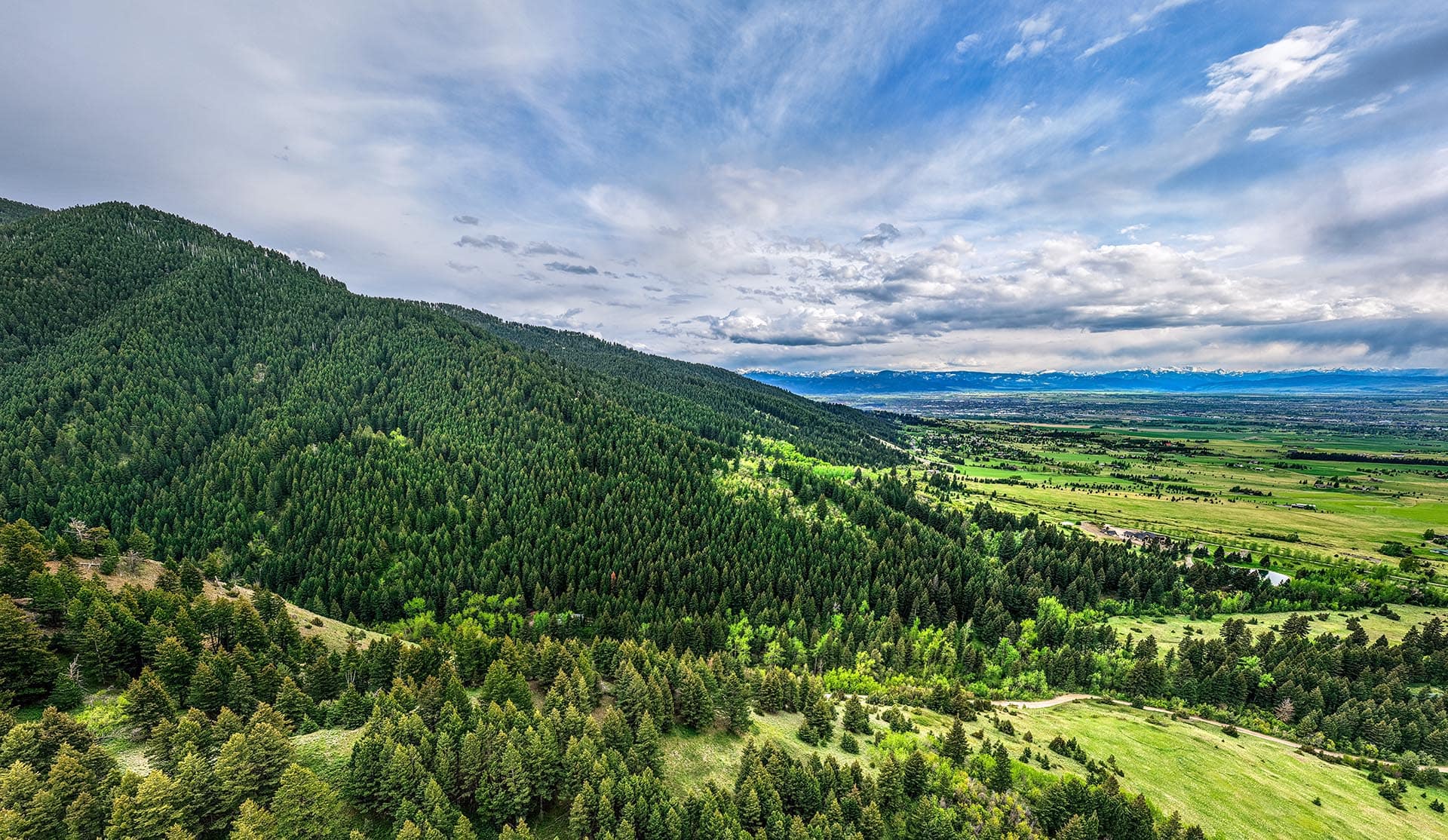 scenic forested mountain land montana bozeman creekside hideaway