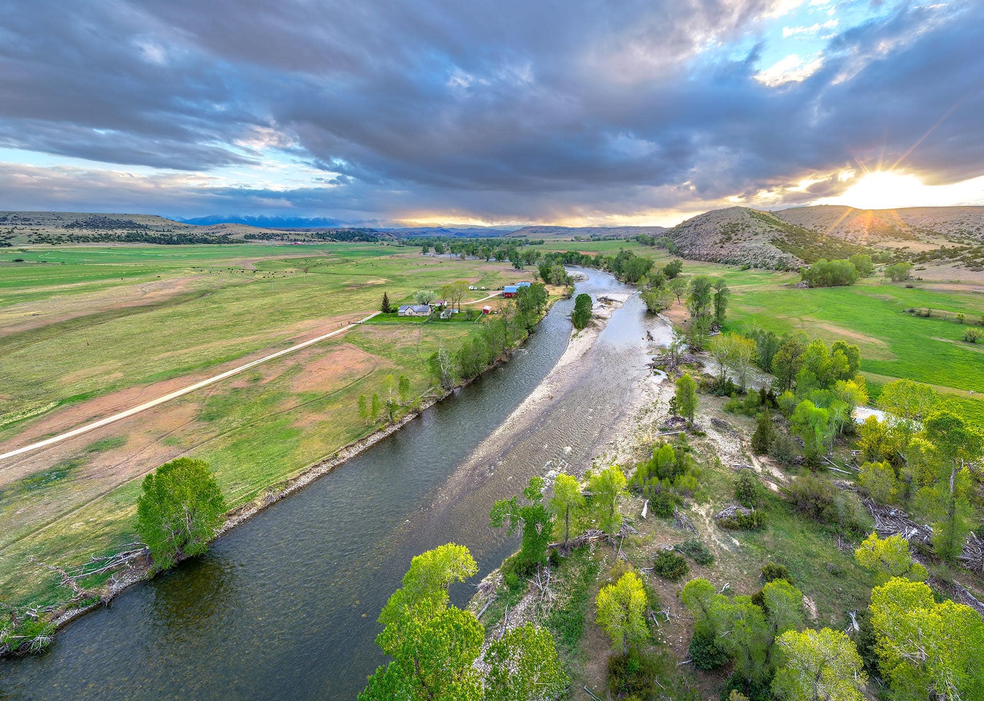scenic river valley land montana stillwater riffle ranch