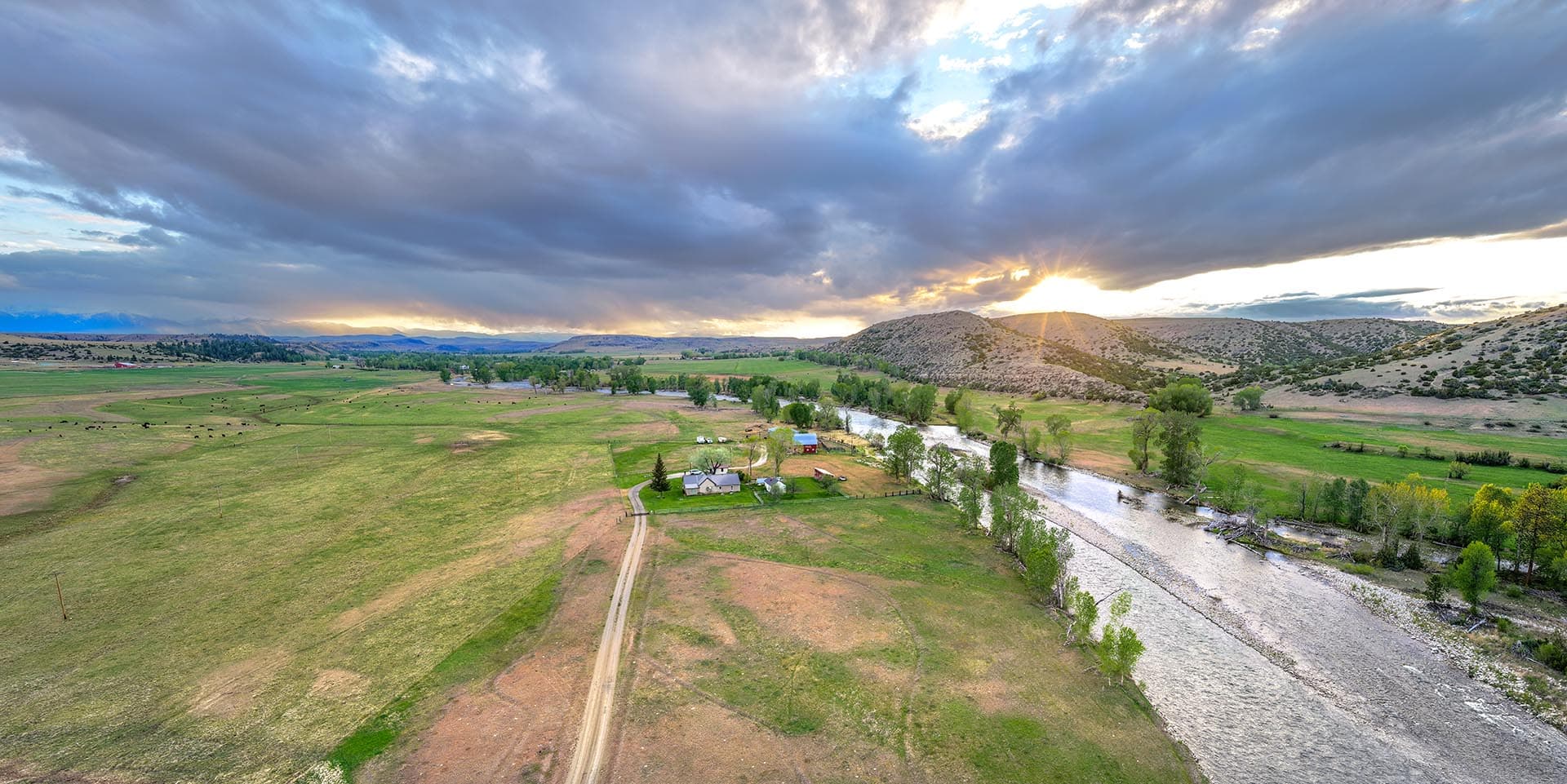 wide open spaces with river frontage montana stillwater riffle ranch