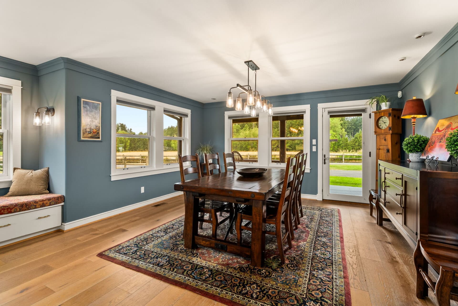 Handcrafted Country Home Interior Washington Still Water Retreat