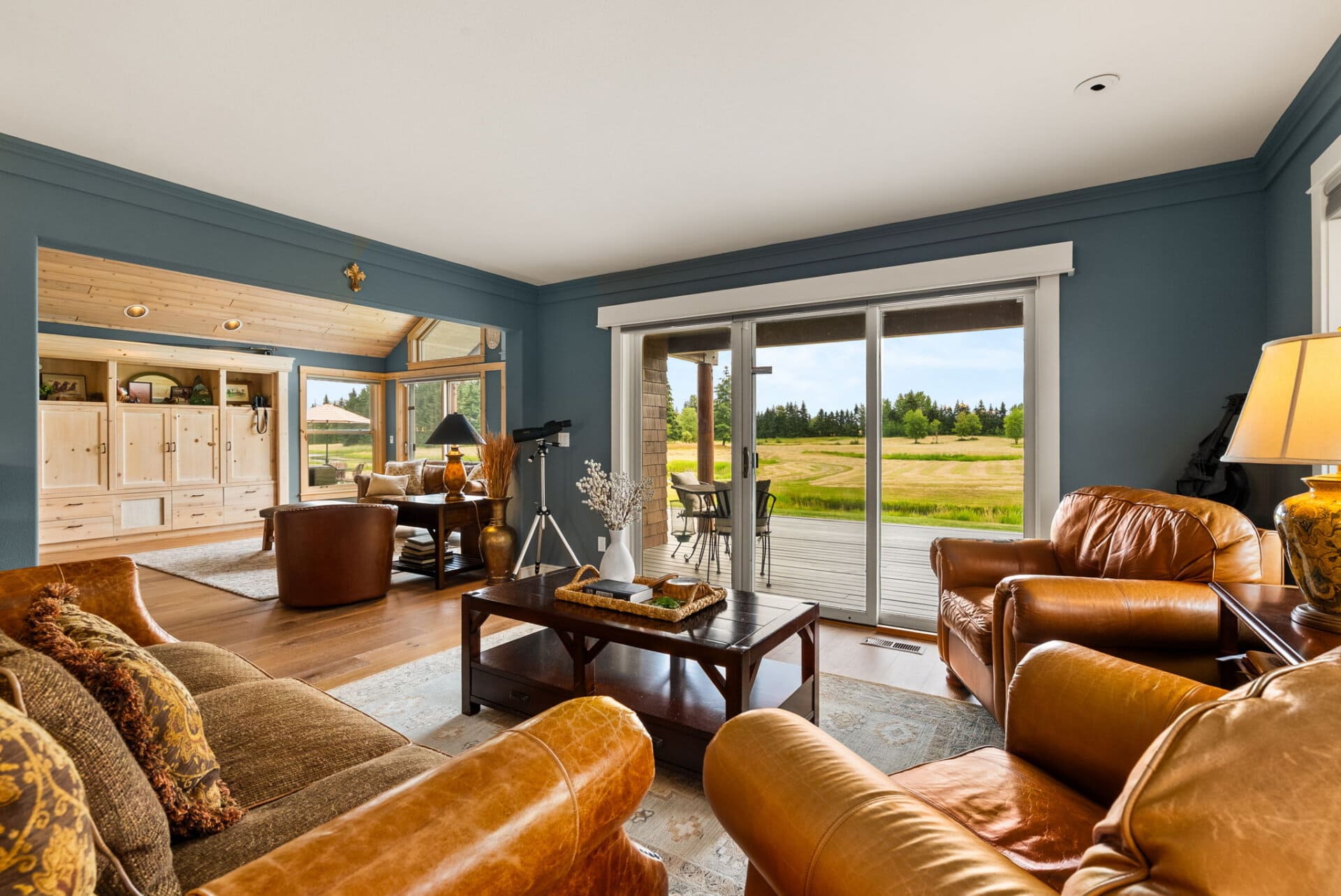 Handcrafted Interior Details Washington Still Water Retreat