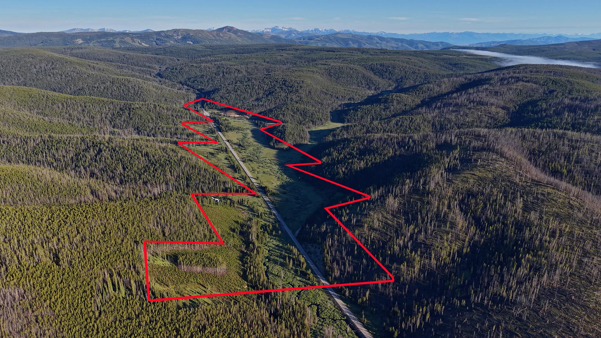 Properties for sale in the Big Hole Montana Lost Trail Ski Hill Retreat
