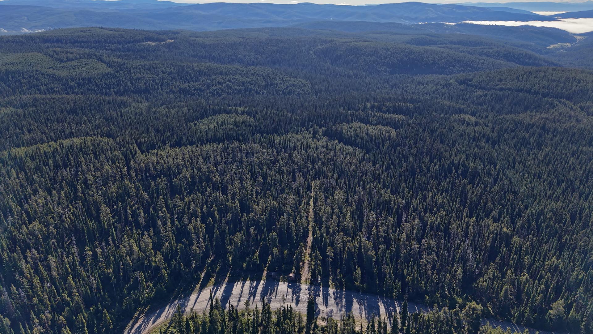 Property surround by wilderness for sale Montana Lost Trail Ski Hill Retreat