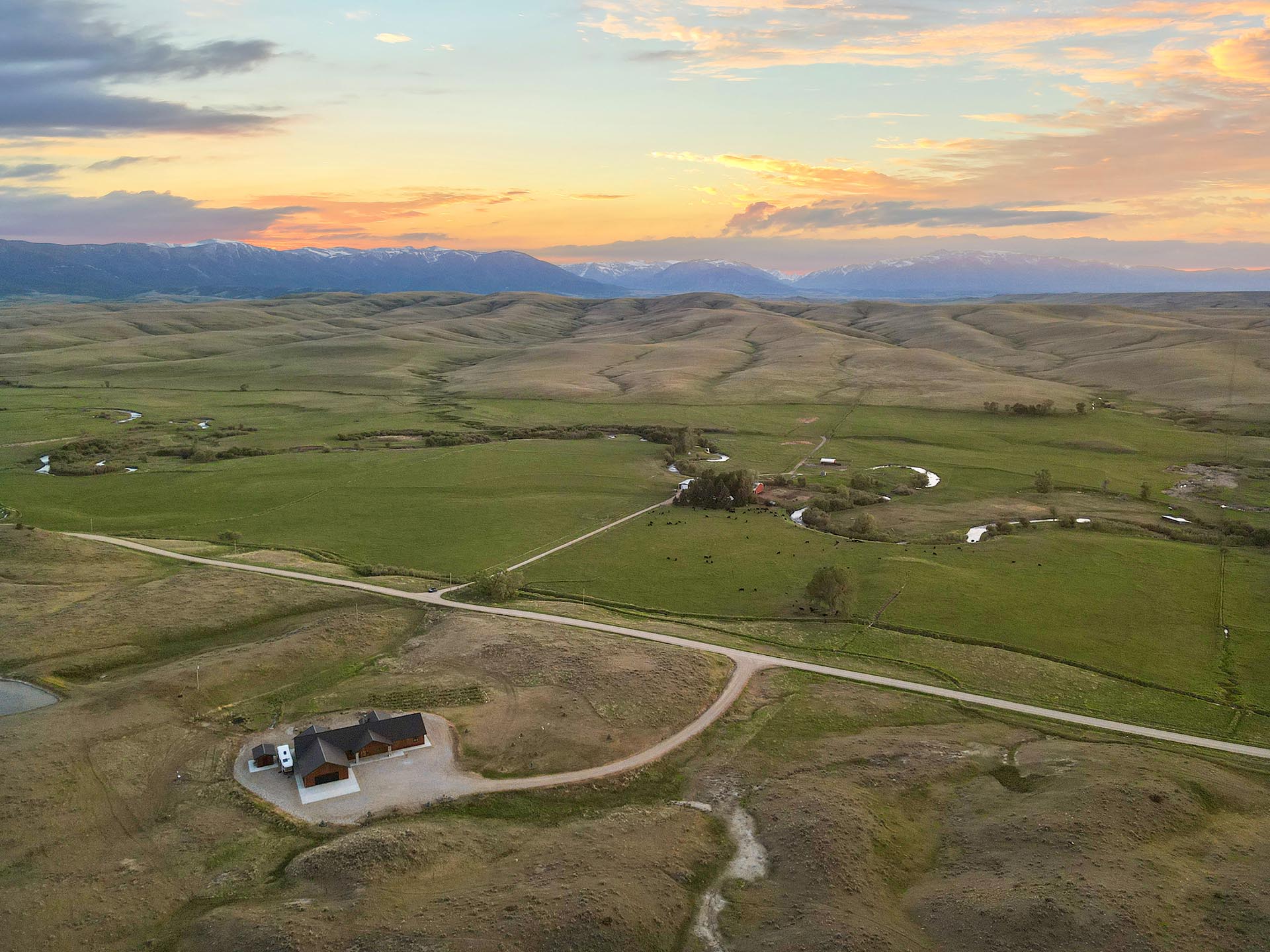 all improvements sunset montana j lazy j ranch