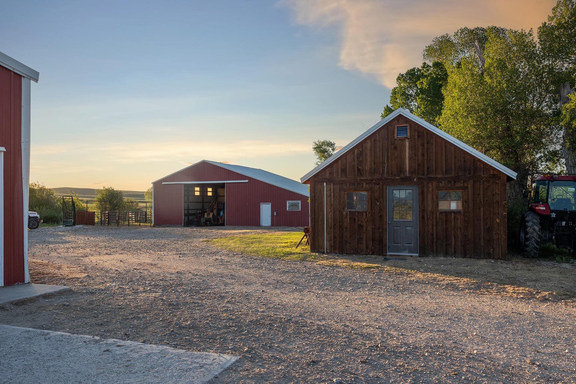 dry storage and milk house montana J Lazy J Ranch