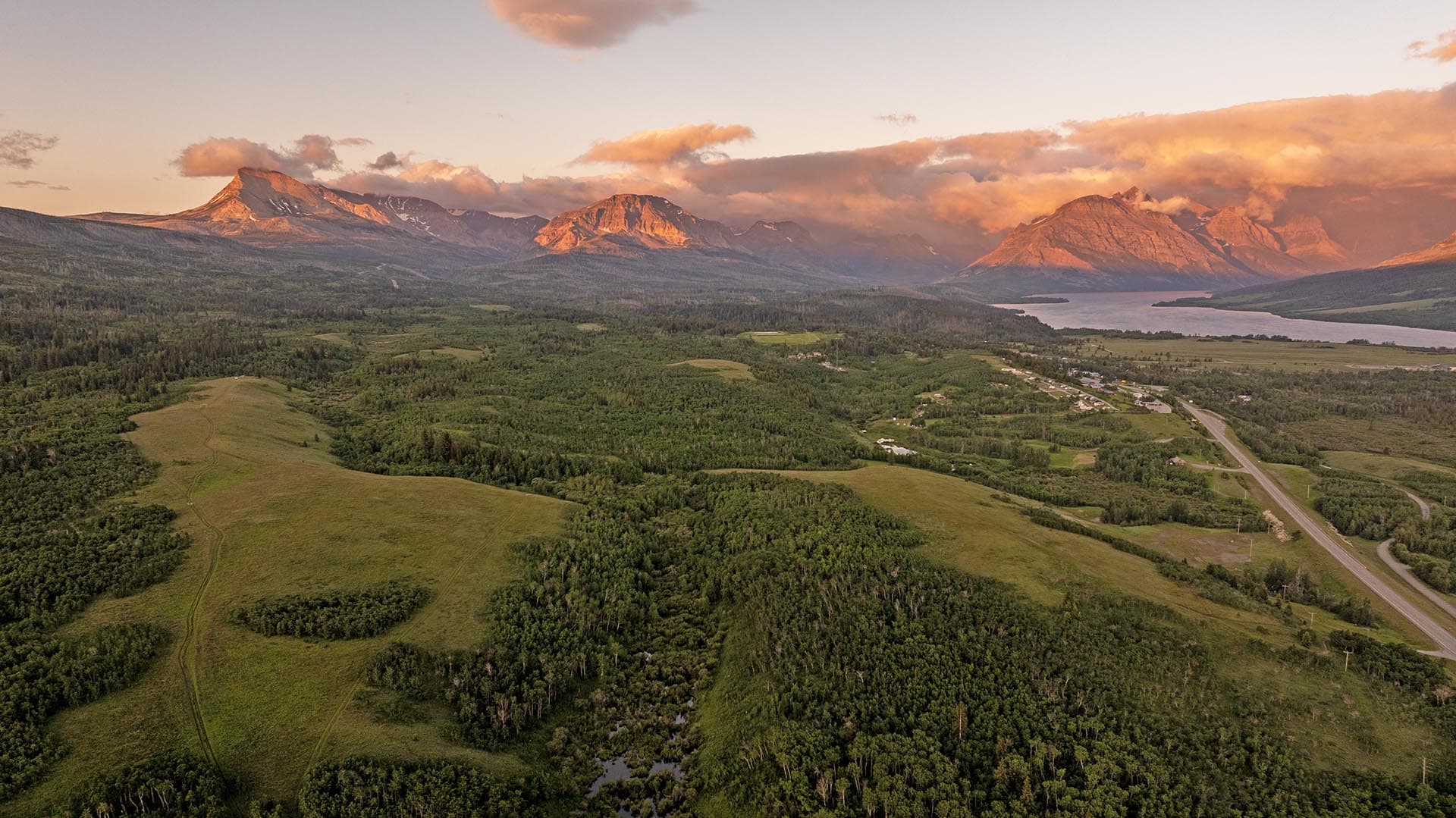 expansive mountain vista land montana st. mary overlook