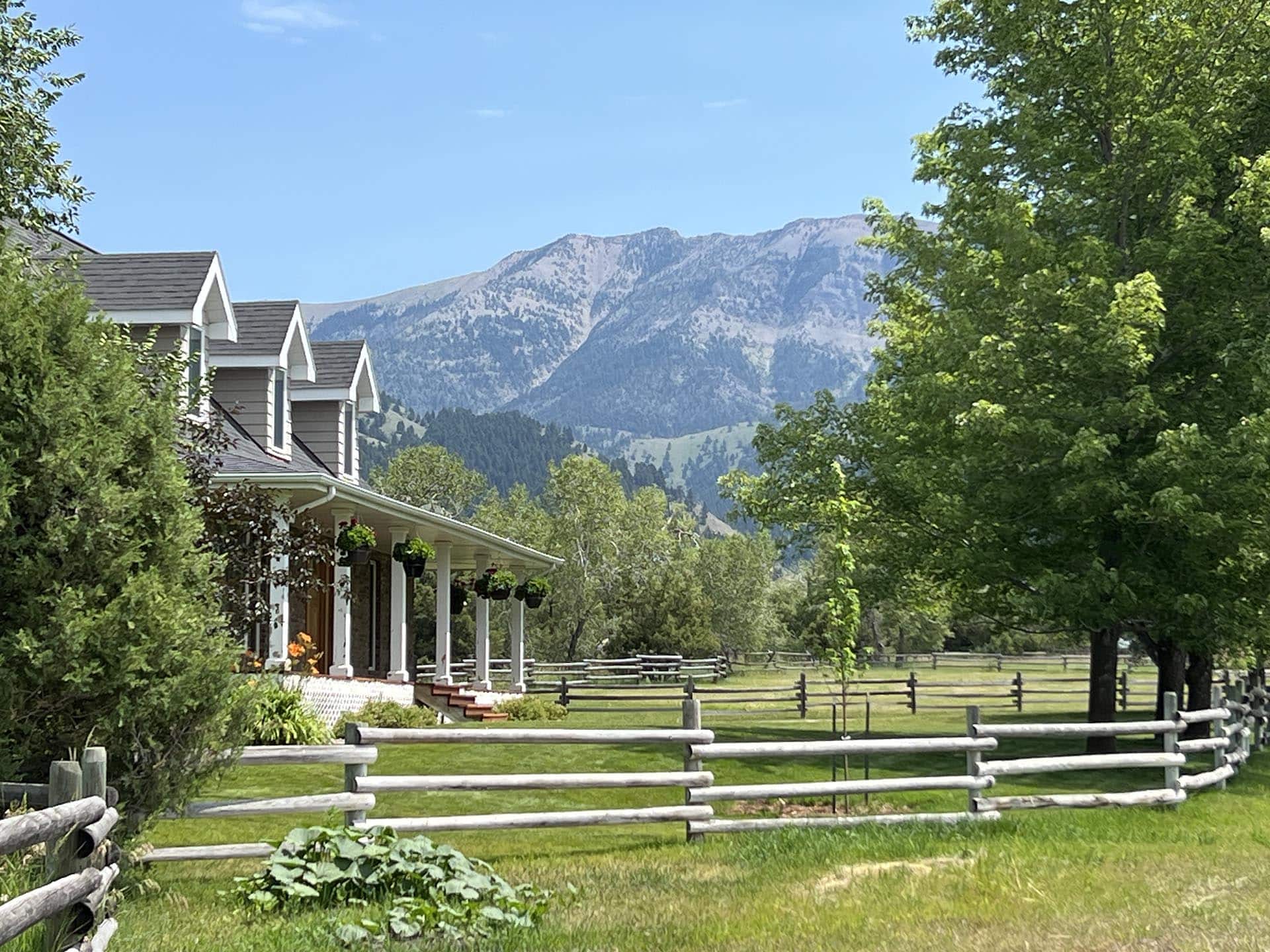 home bridgers montana middle cottonwood homestead