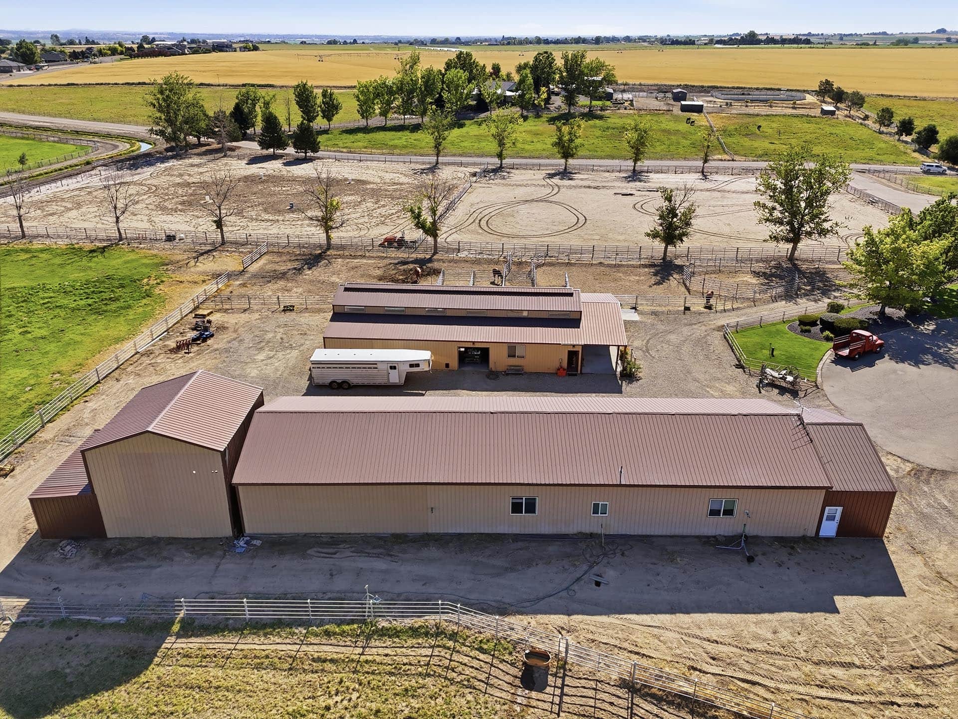 inground pool home idaho rockn a ranch