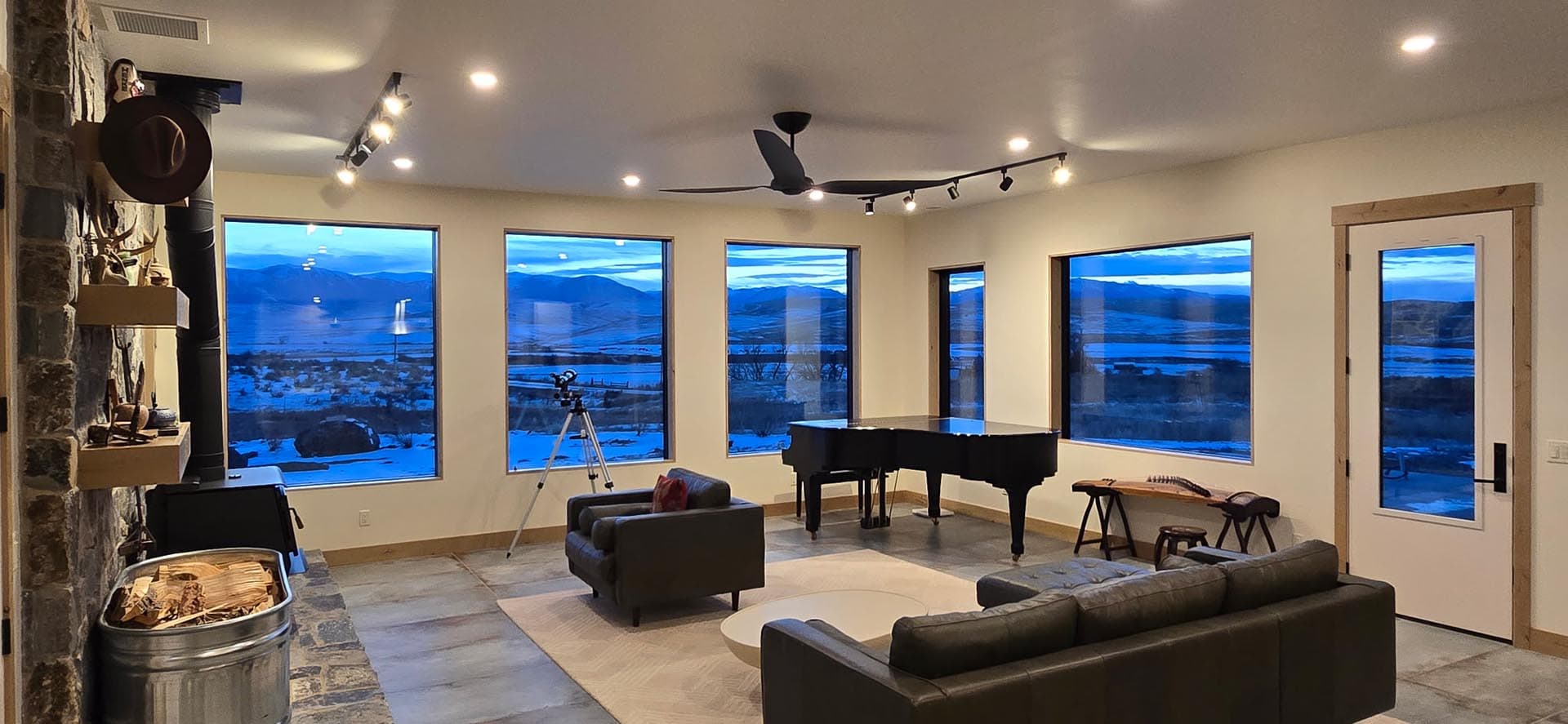 living room with a view montana j lazy j ranch