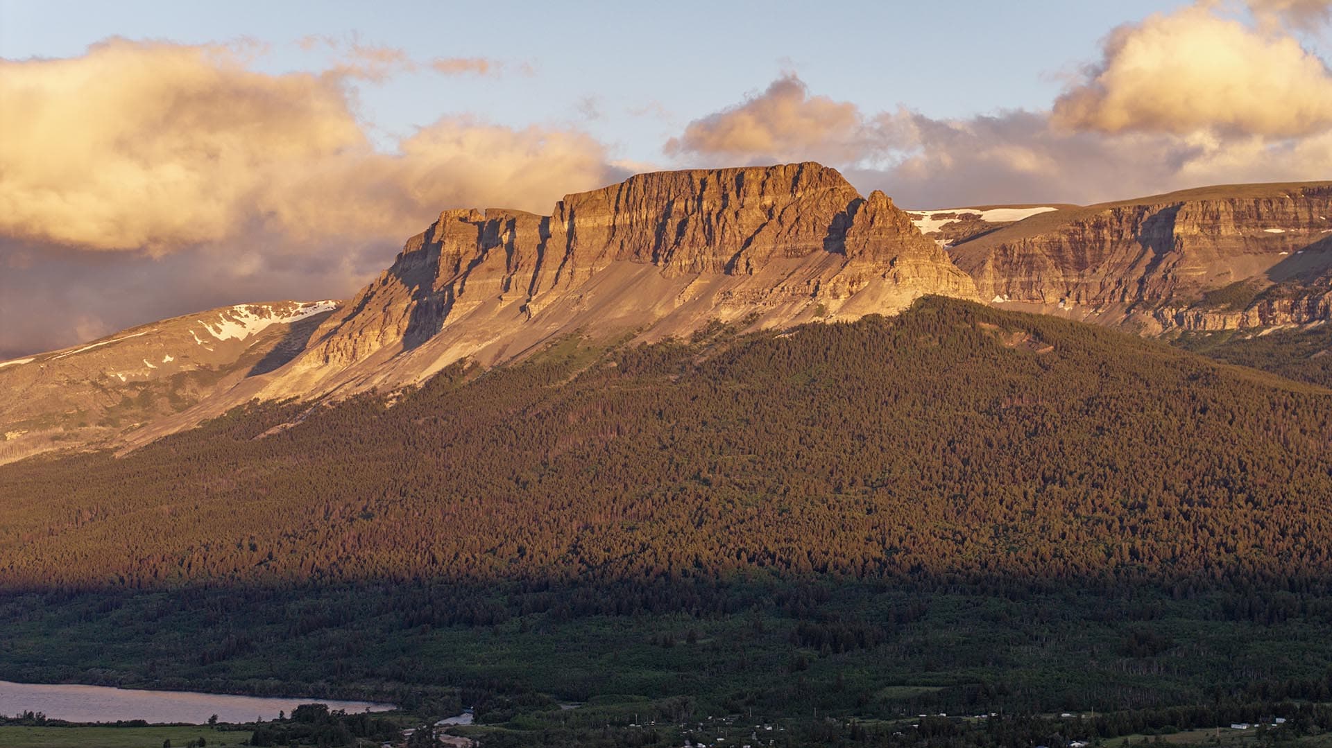 majestic mountain peak land montana st. mary overlook