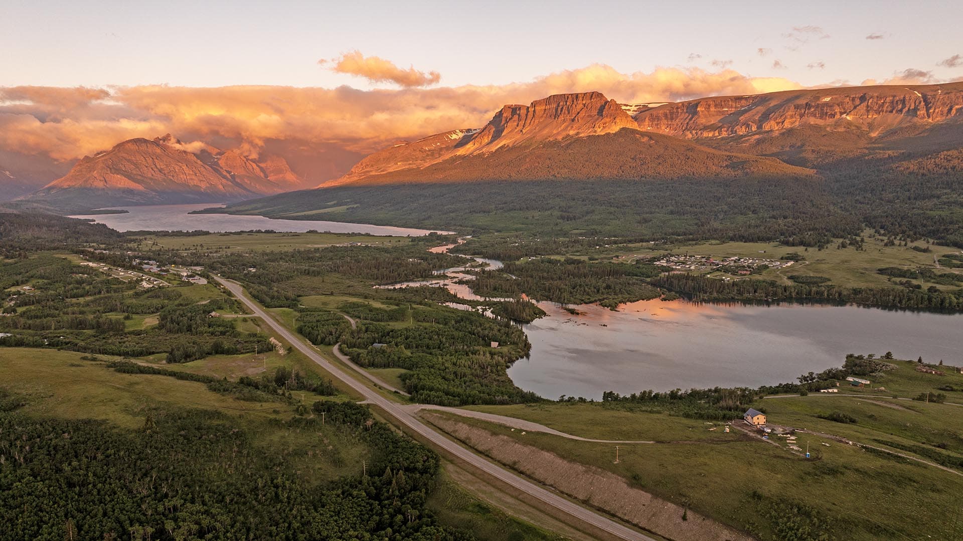 mountain lake view property for sale montana st. mary overlook