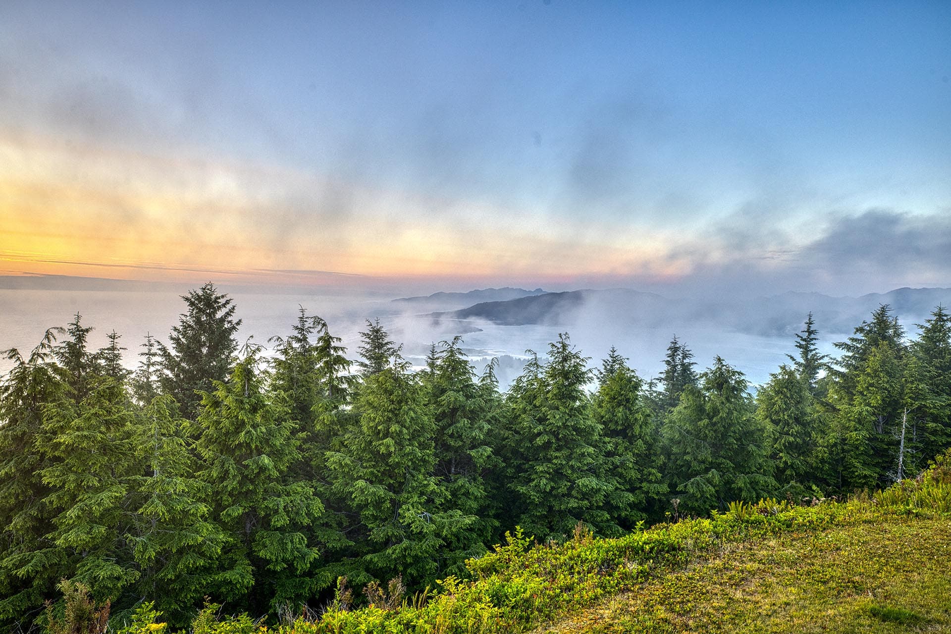 ocean bay mist oregon tillamook bay timber retreat