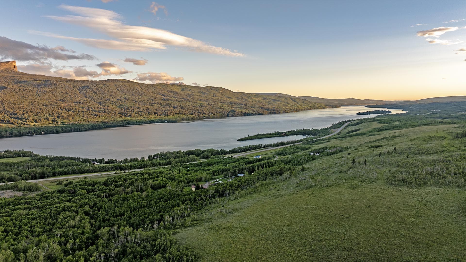 open land with lake views montana st. mary overlook
