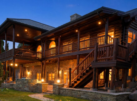 oregon custom log home for sale misty mountain ranch