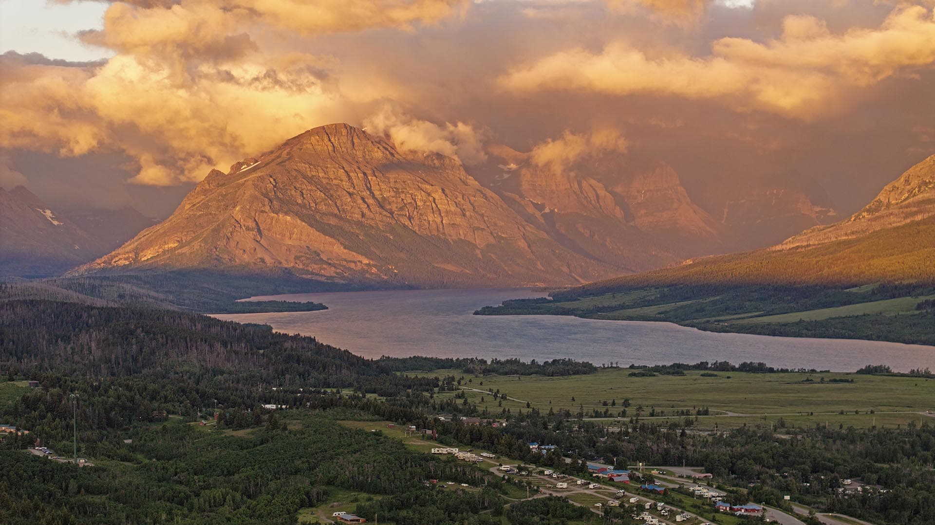 panoramic lake view land for sale montana st. mary overlook