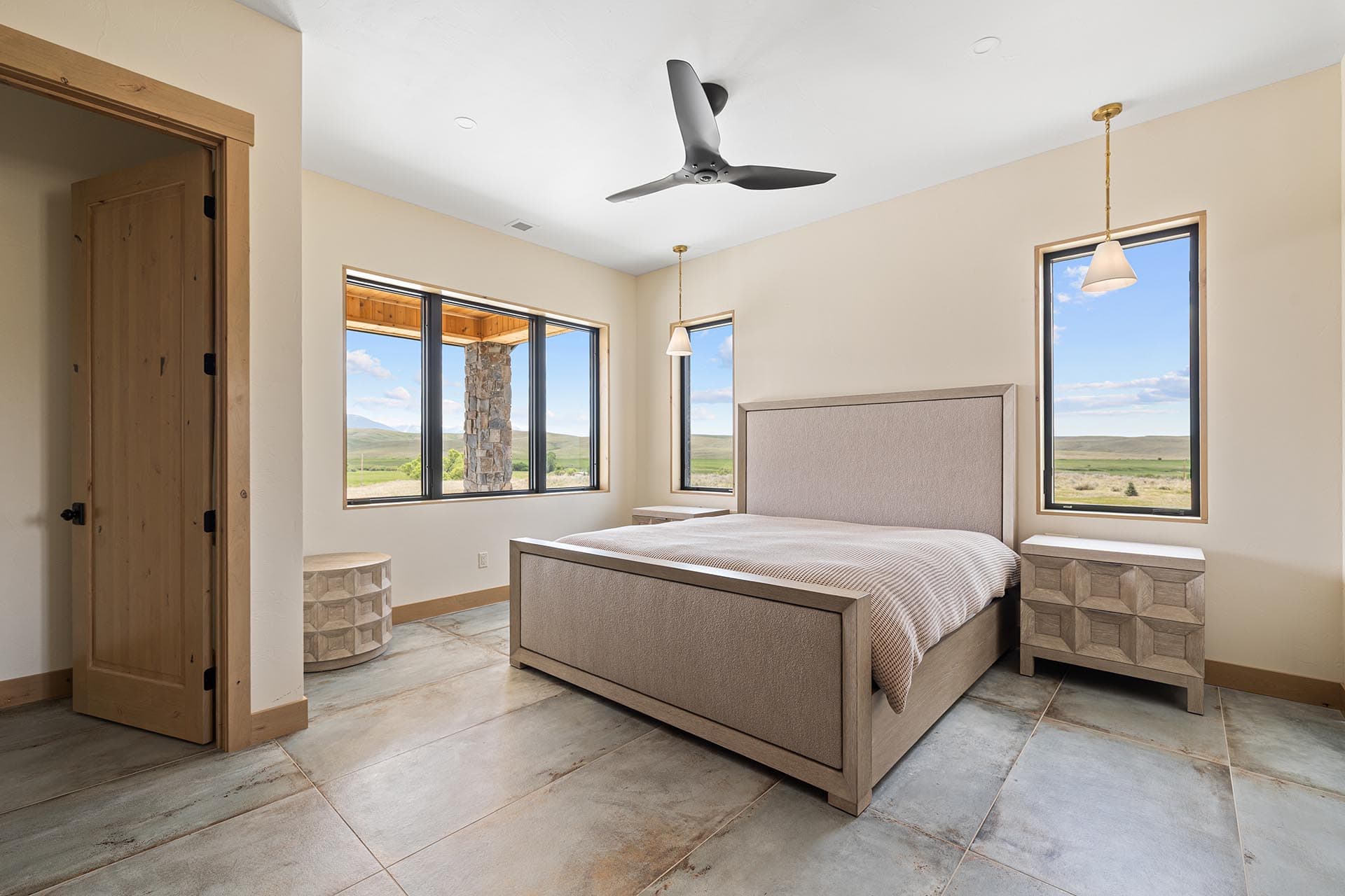 primary bedroom montana j lazy j ranch