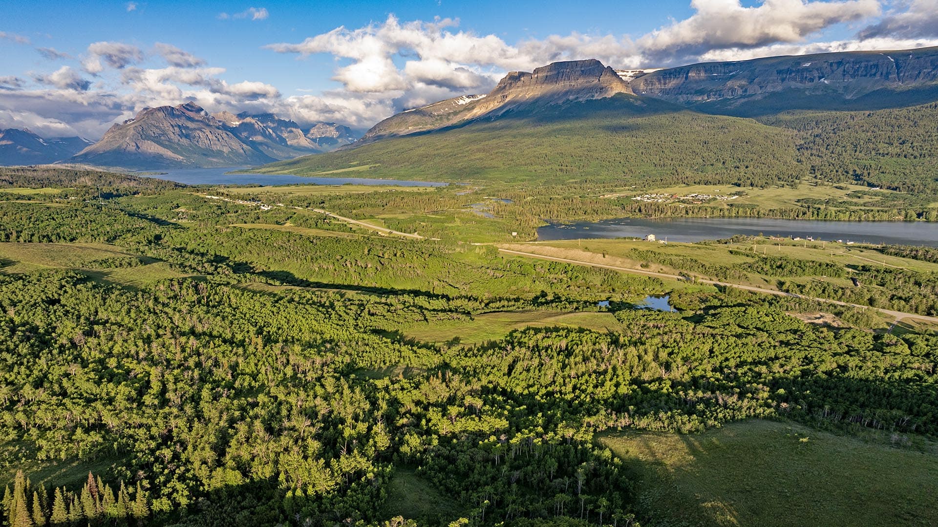 panoramic lake view land for sale montana st. mary overlook