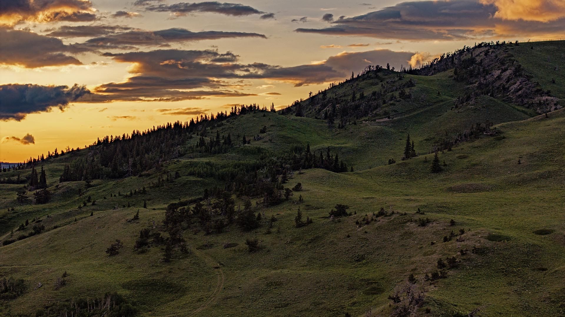 rolling mountain hills land montana cutbank creek fishing retreat