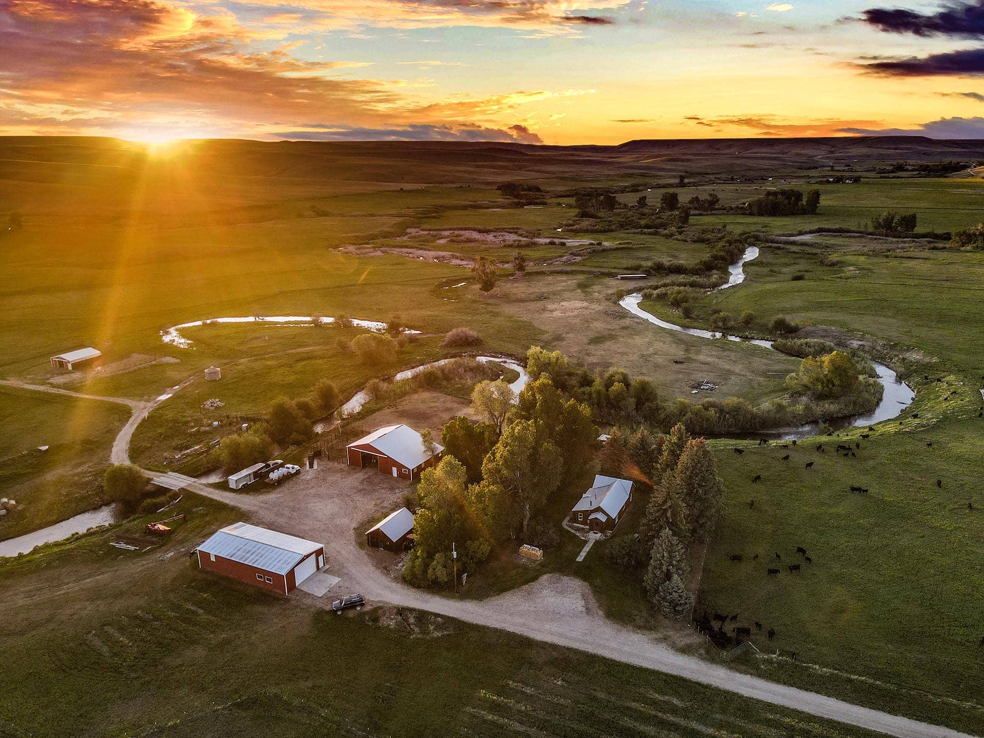 sunset at the ranch montana j lazy j ranch