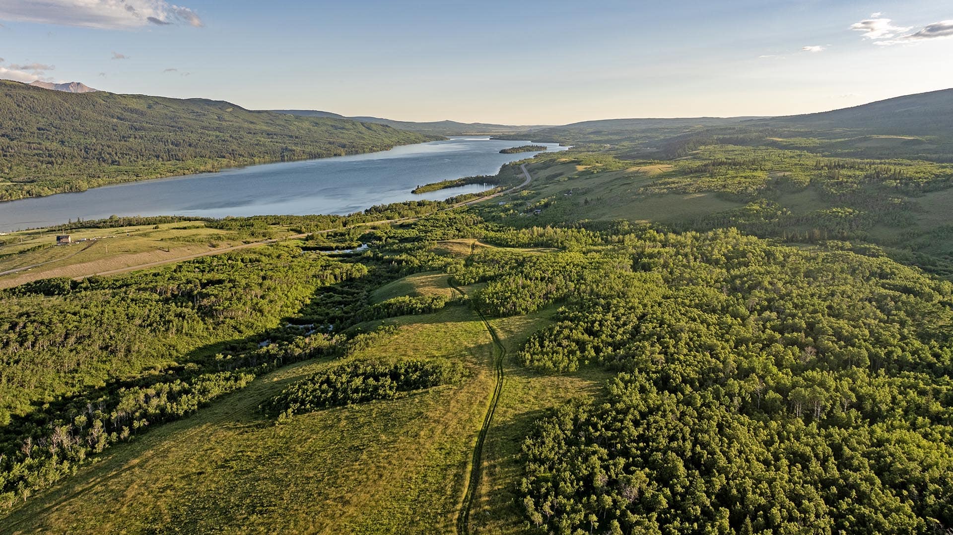 waterfront land with lake views for sale montana st. mary overlook