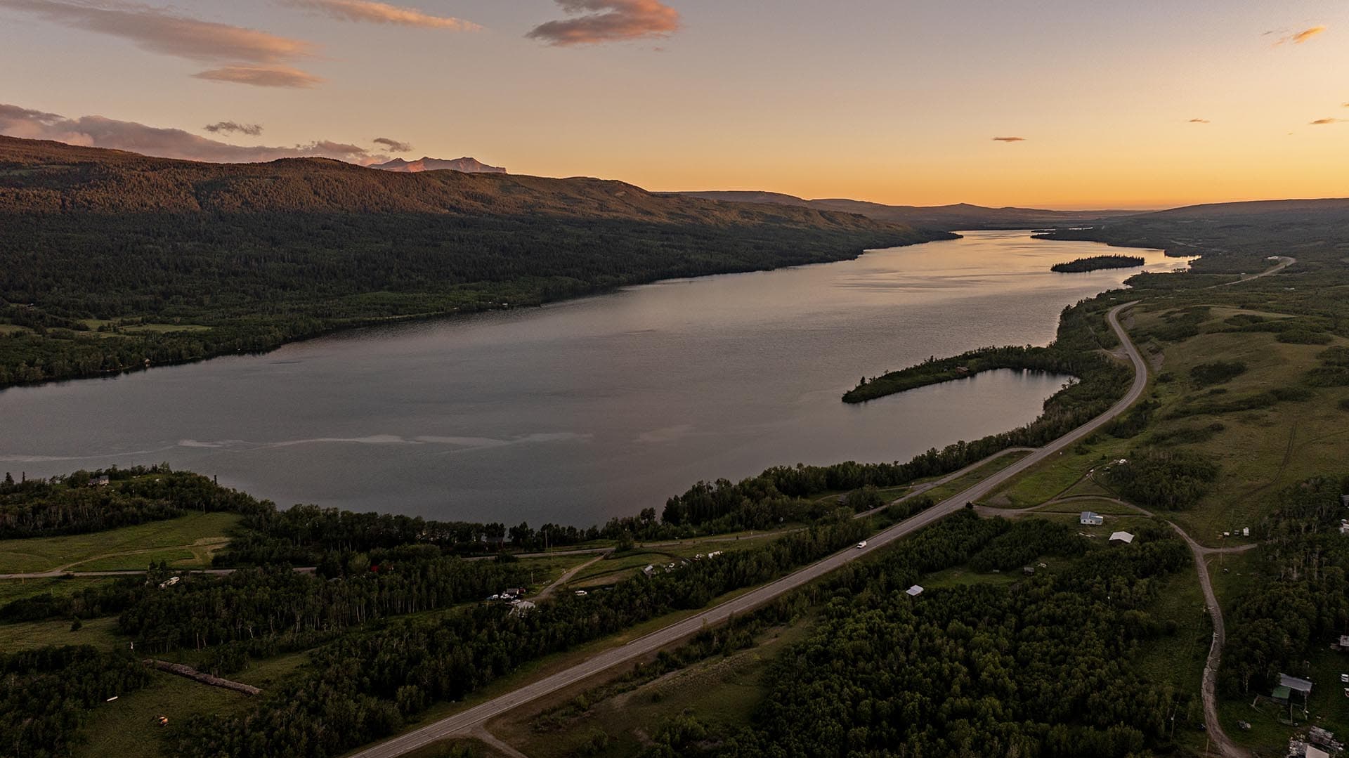 waterfront timbered land for sale montana st. mary overlook