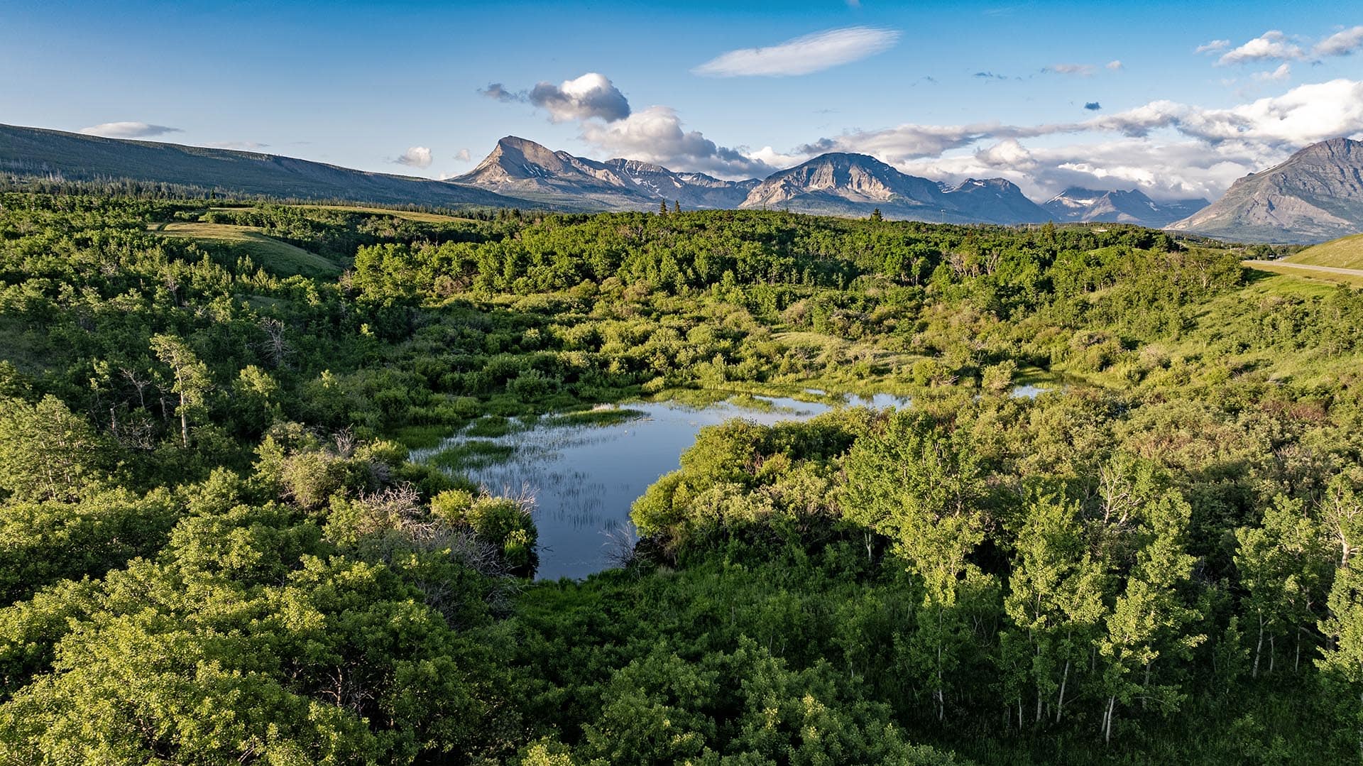 wetlands property for sale montana st. mary overlook