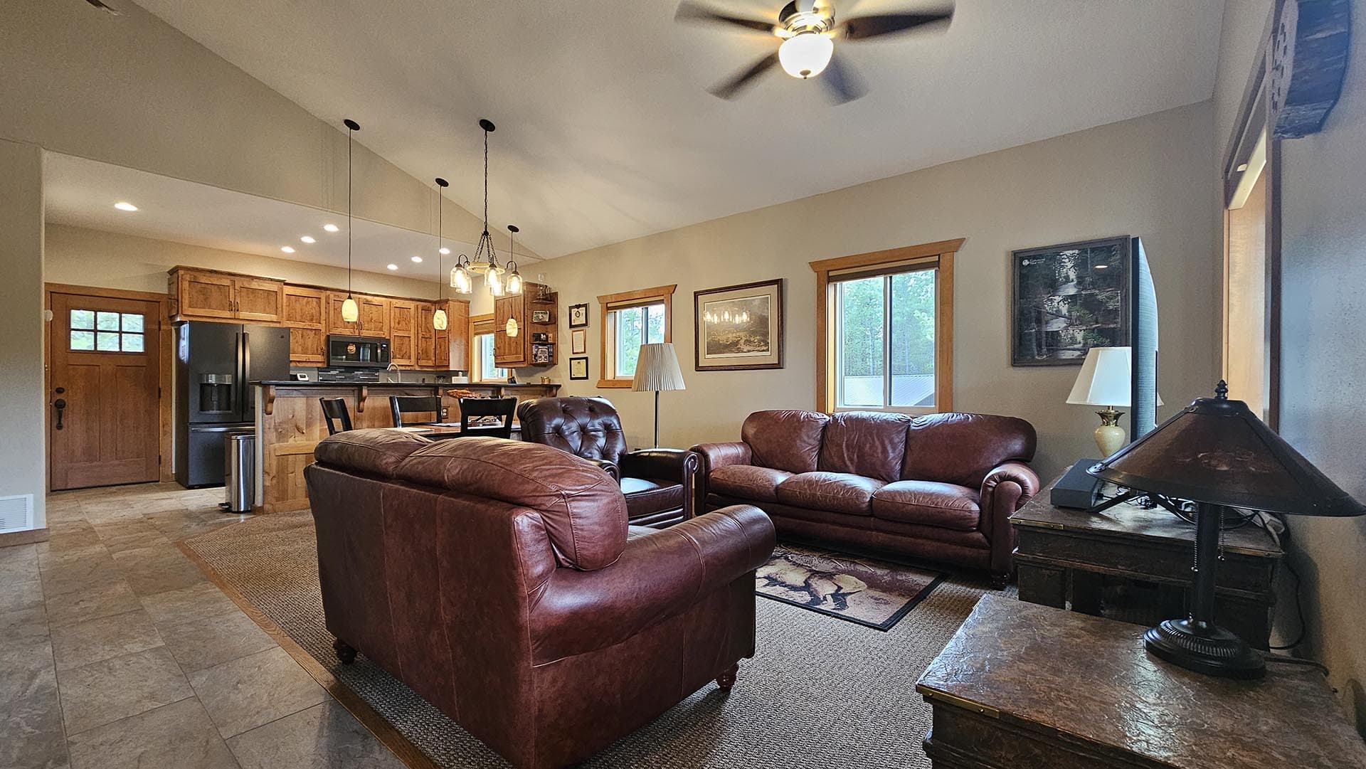 Open Living Area Montana Willow Creek Reserve