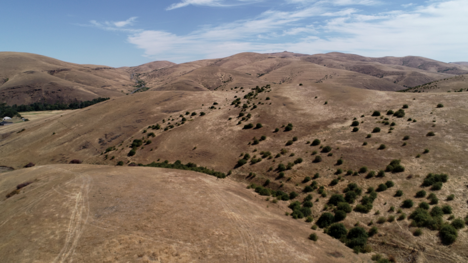 aerial property lower and upper house oregon mckay creek homestead