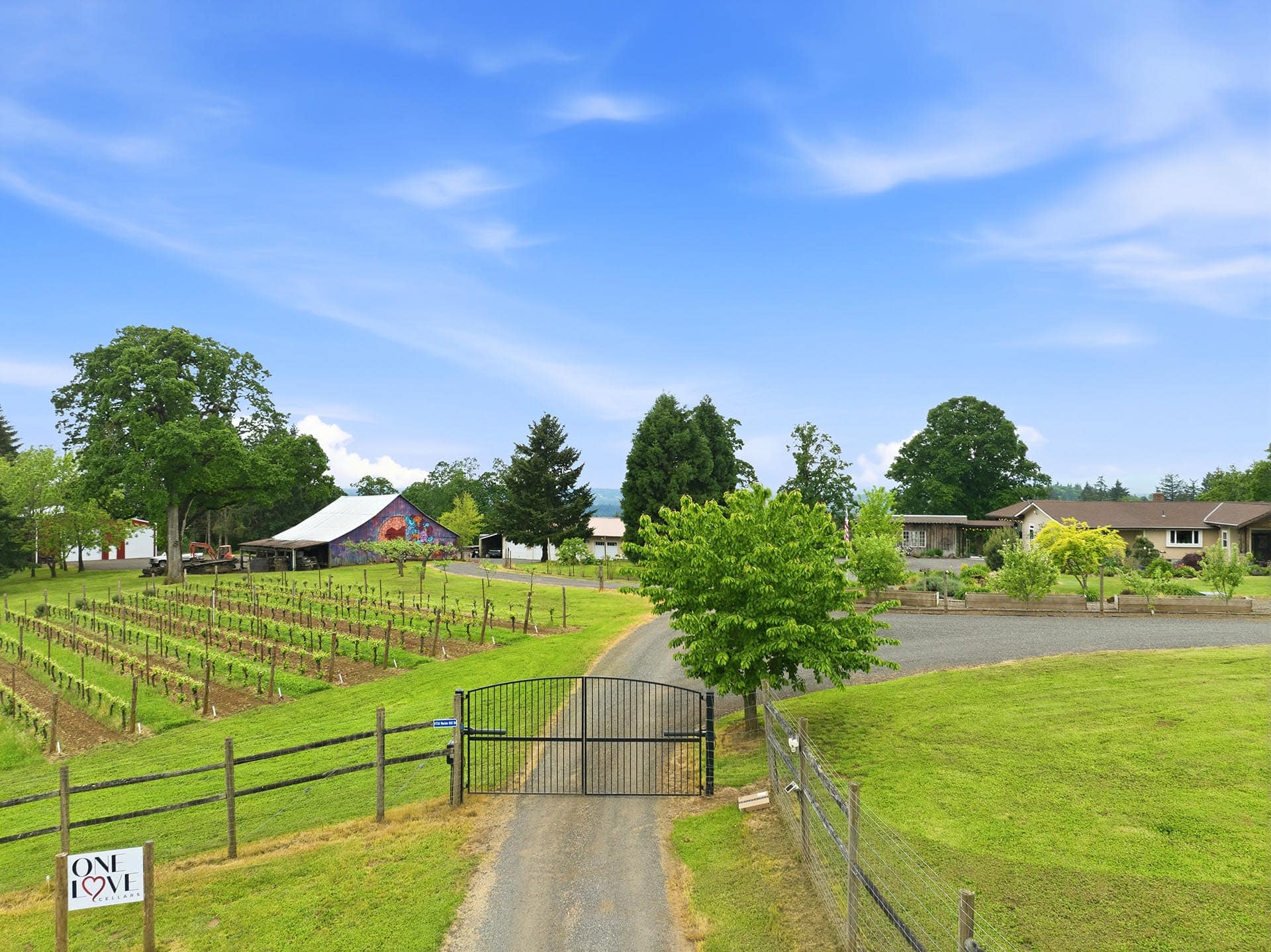 ag production land for sale oregon willamette wine country estate