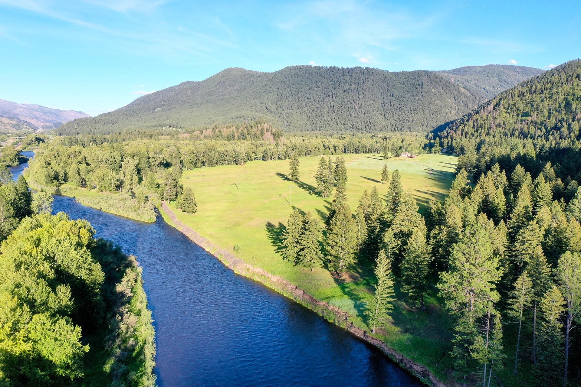 clark fork river meadow montana rock clark ranch