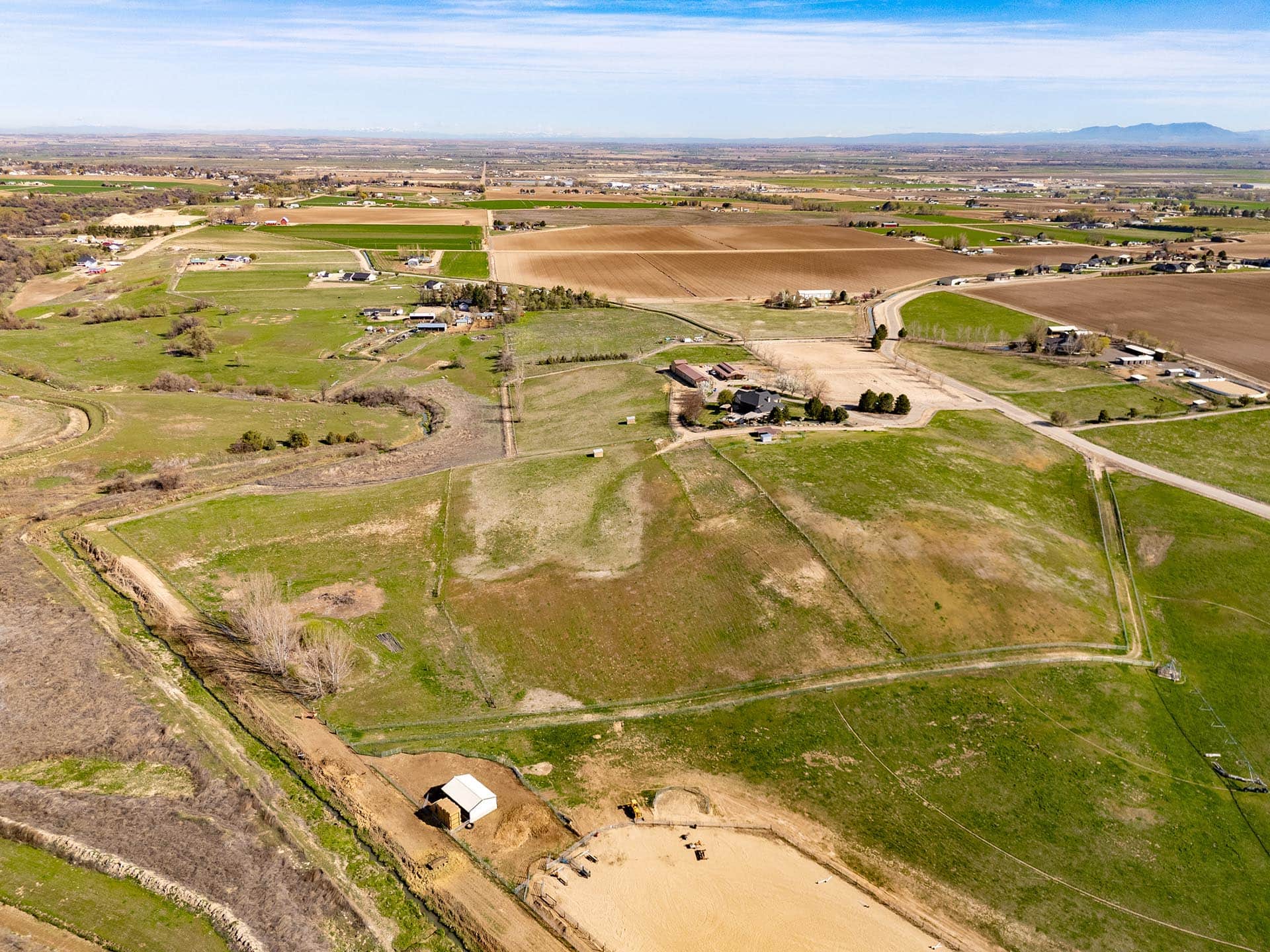 cross fenced horse property for sale idaho equestrian estate lot