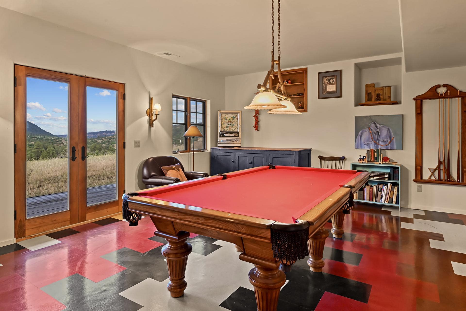 game room with pool table land colorado endless vista ranch