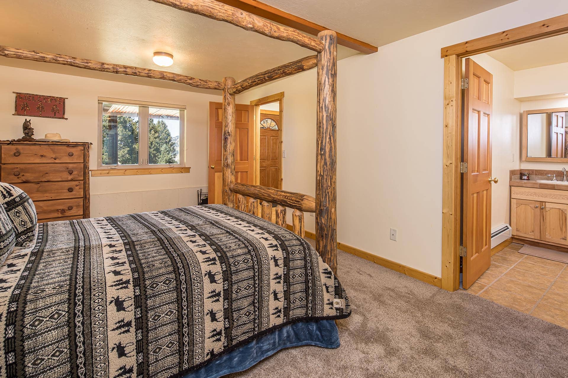 log home interior for sale montana elk ranch