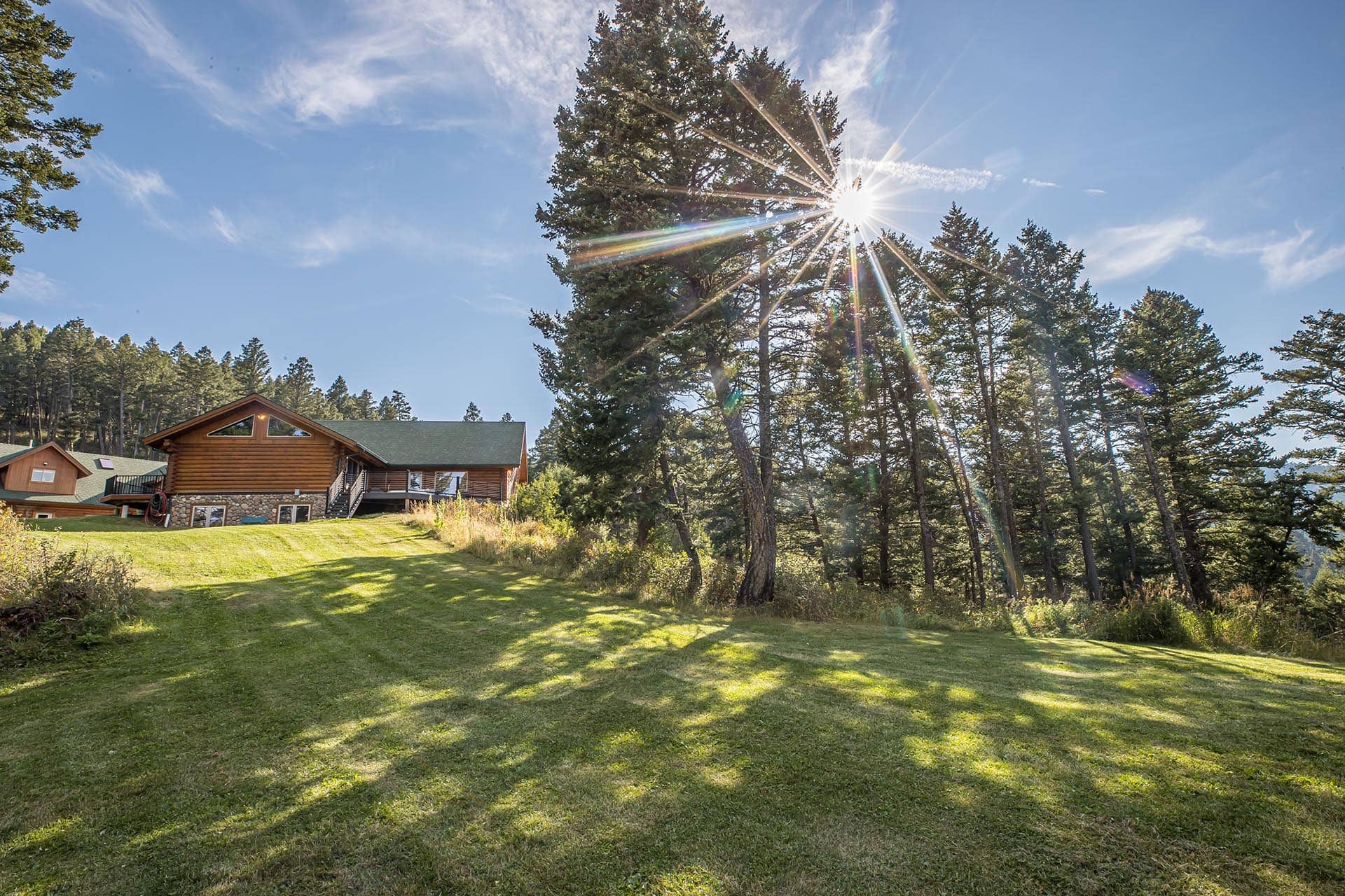 log home property for sale montana elk ranch