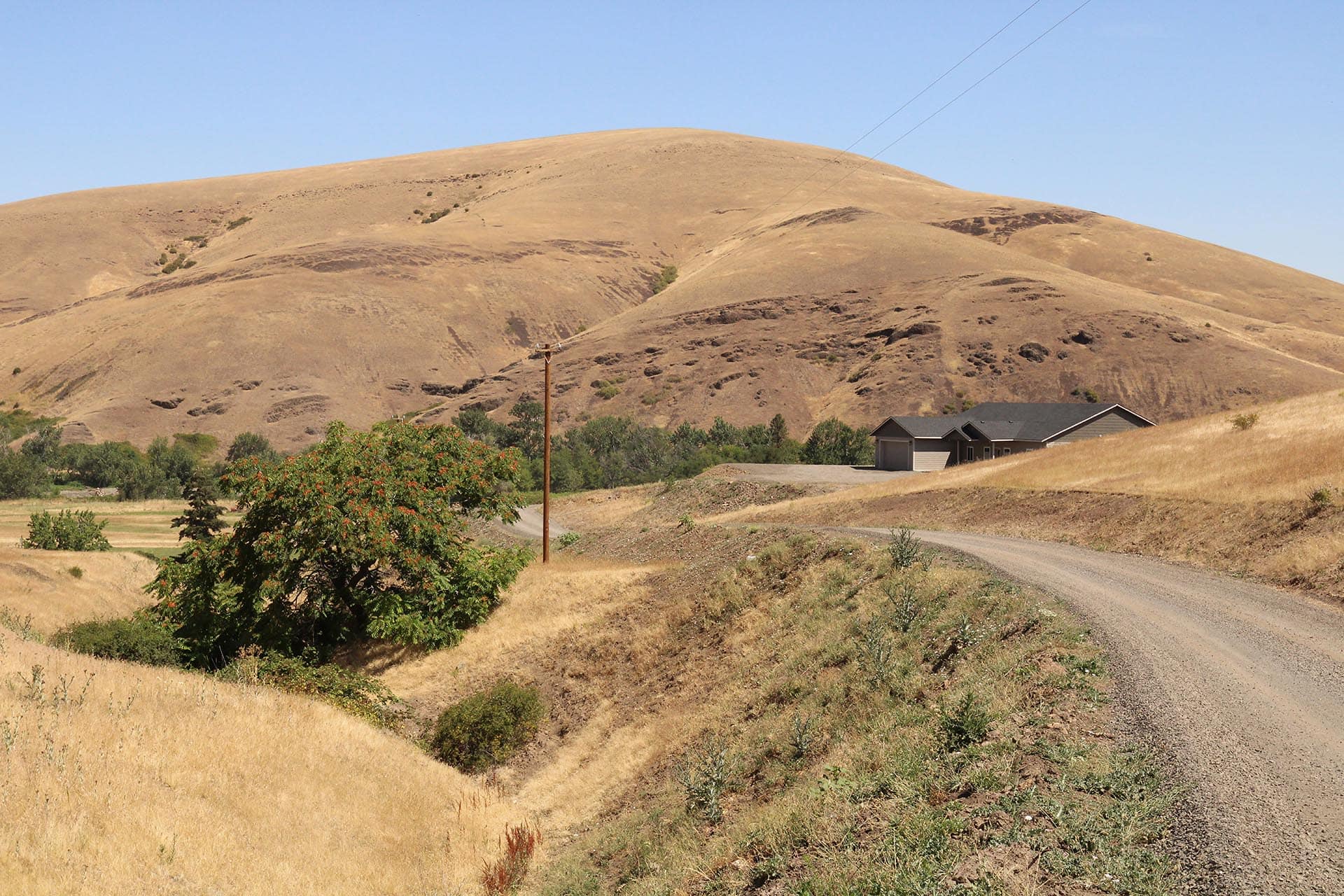 lower house and property aerial oregon McKay Creek Country Estates