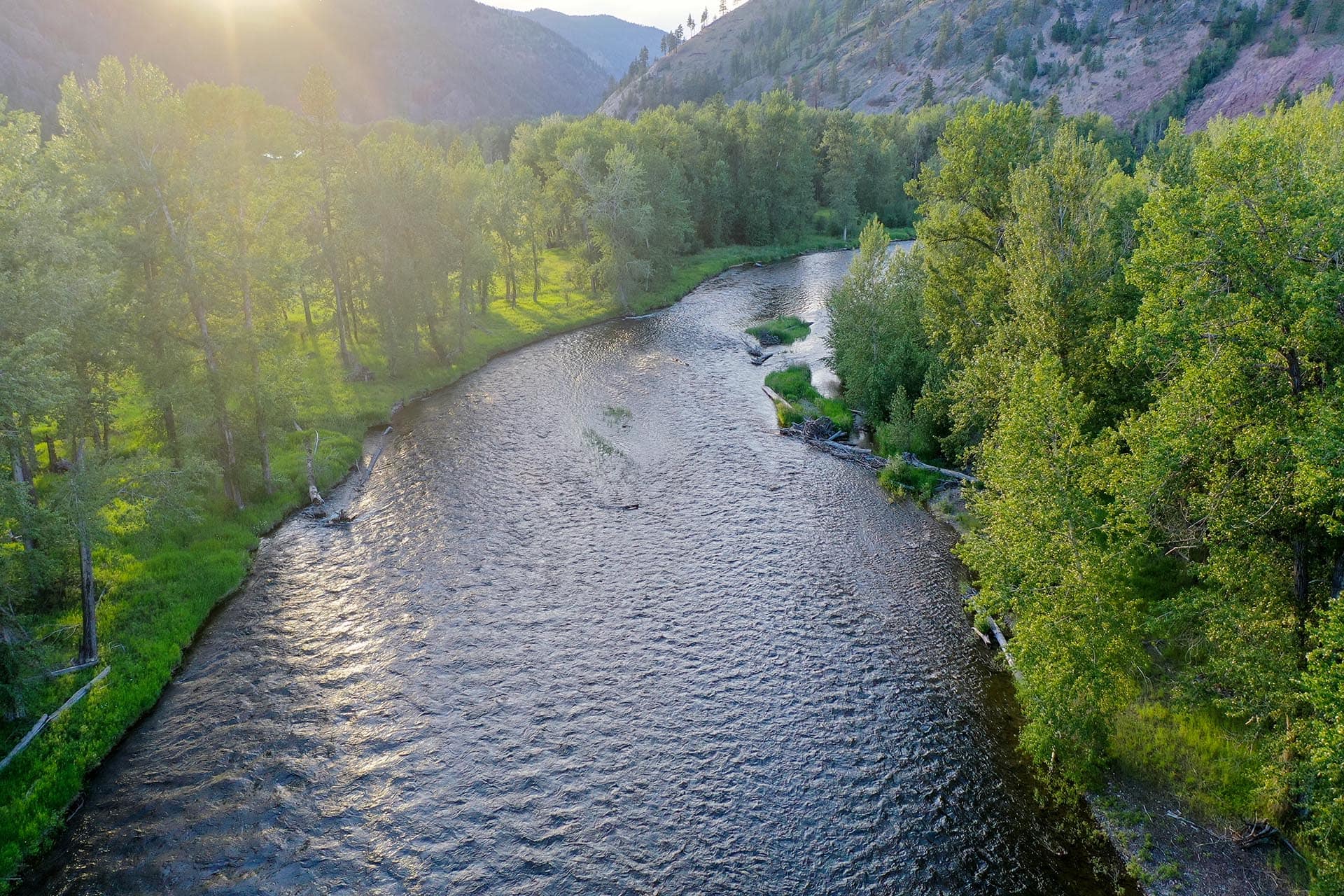 lush riverbotton montana rock clark ranch