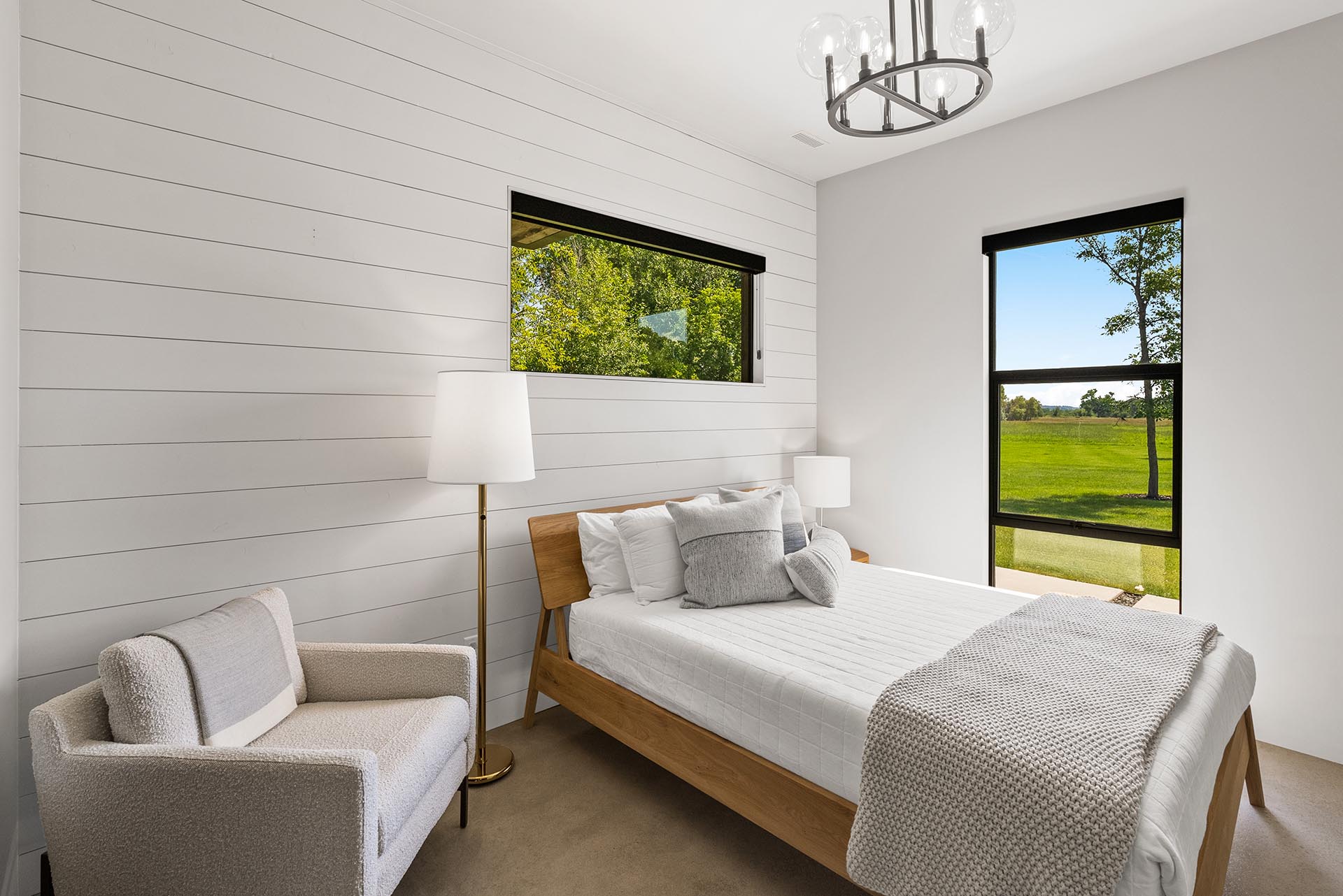 luxury bedroom field view montana stillwater-yellowstone confluence ranch