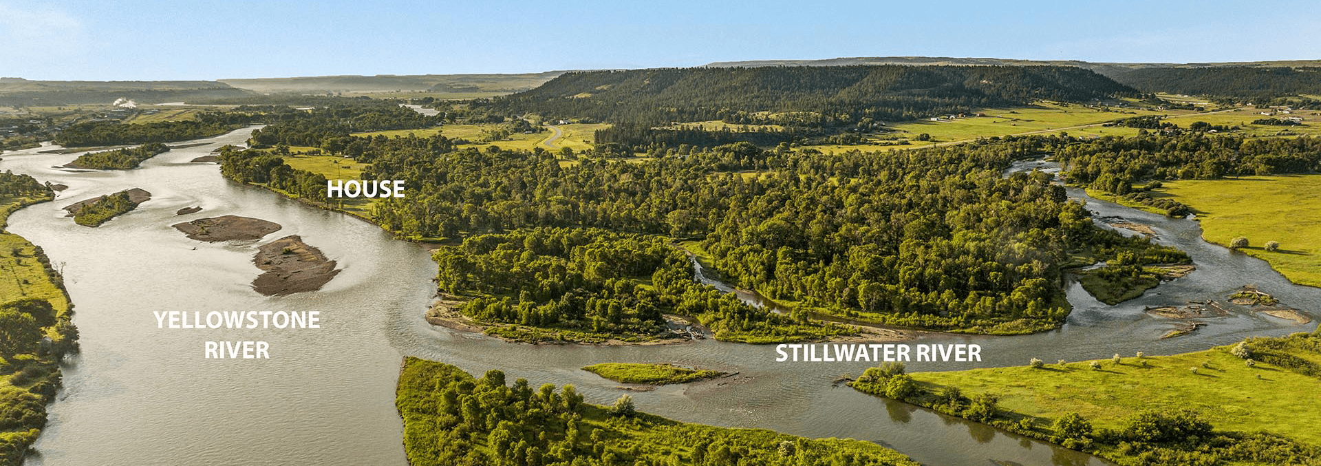 montana property for sale montana stillwater-yellowstone confluence ranch