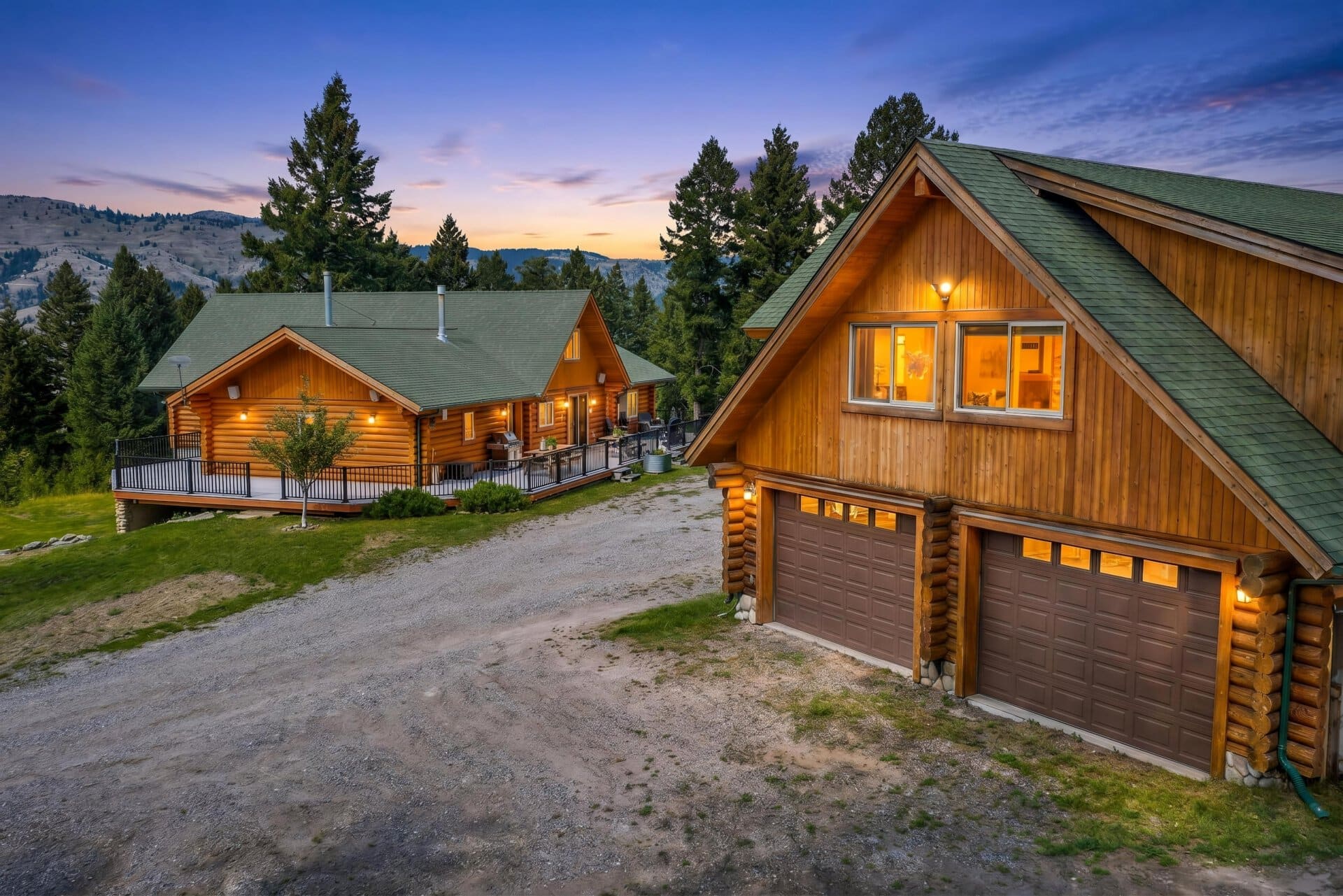 mountain land with log home for sale montana elk ranch