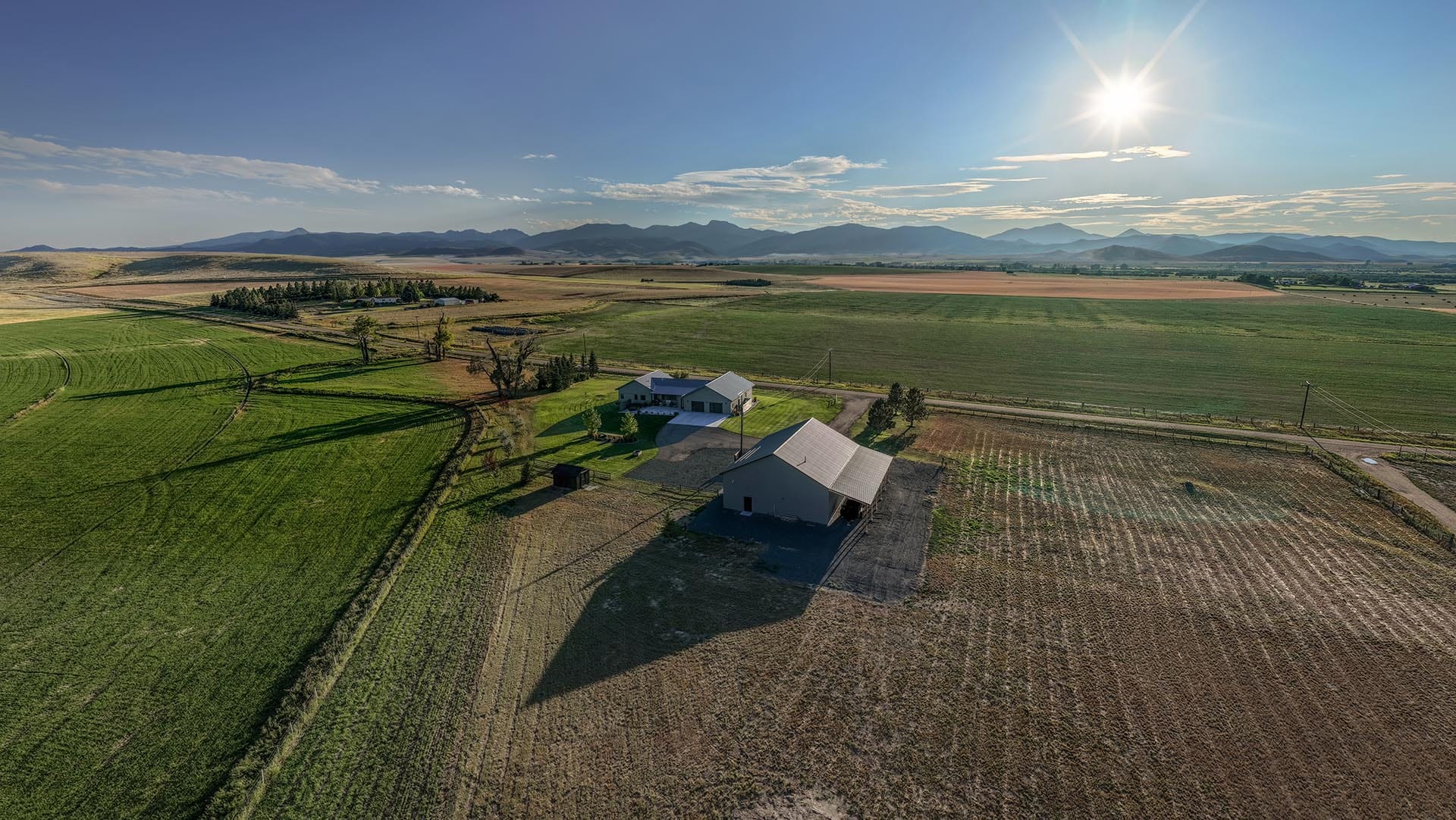 mountain views and farm acreage land for sale montana hollowtop homestead