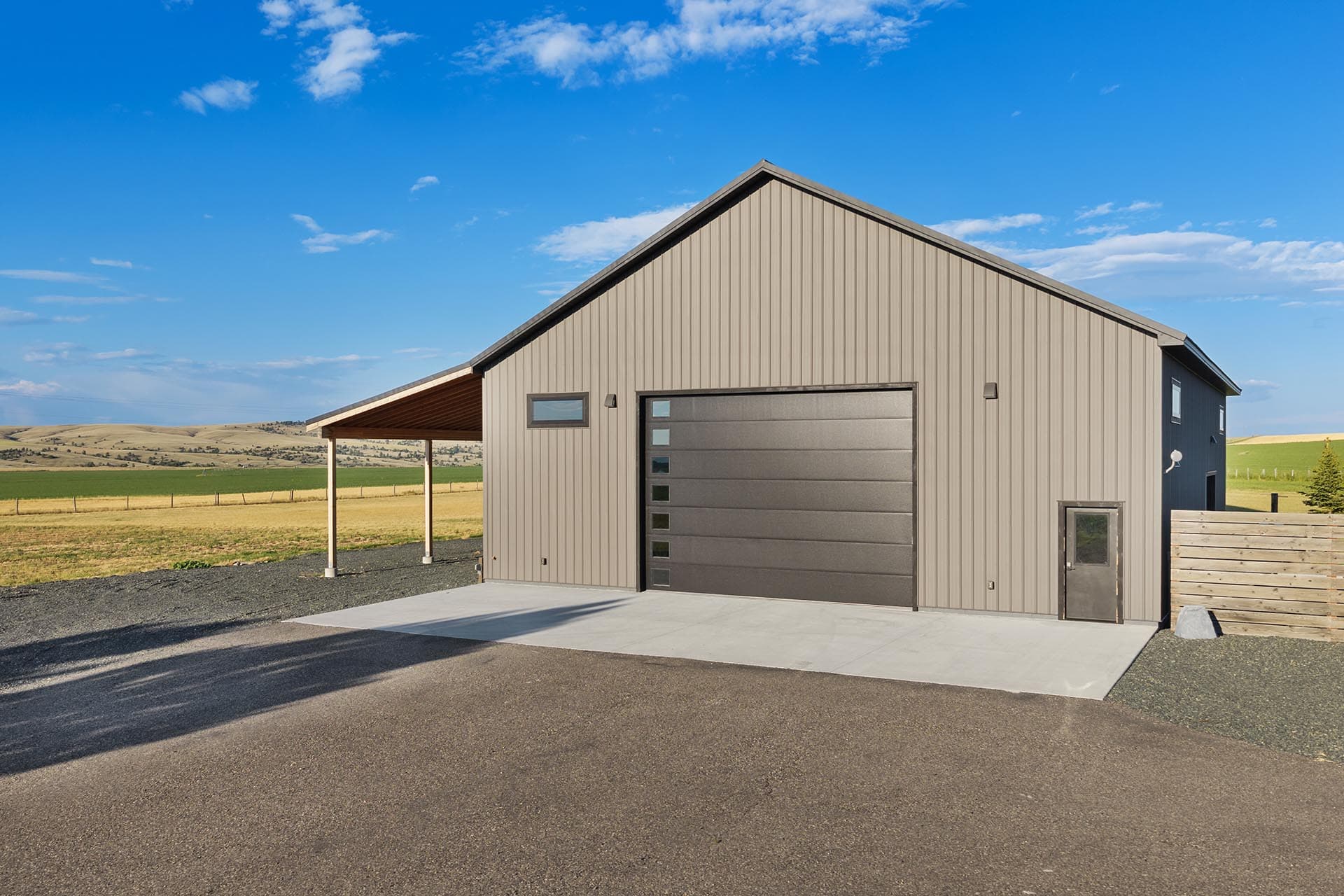 outbuildings with rolling hills view montana hollowtop homestead