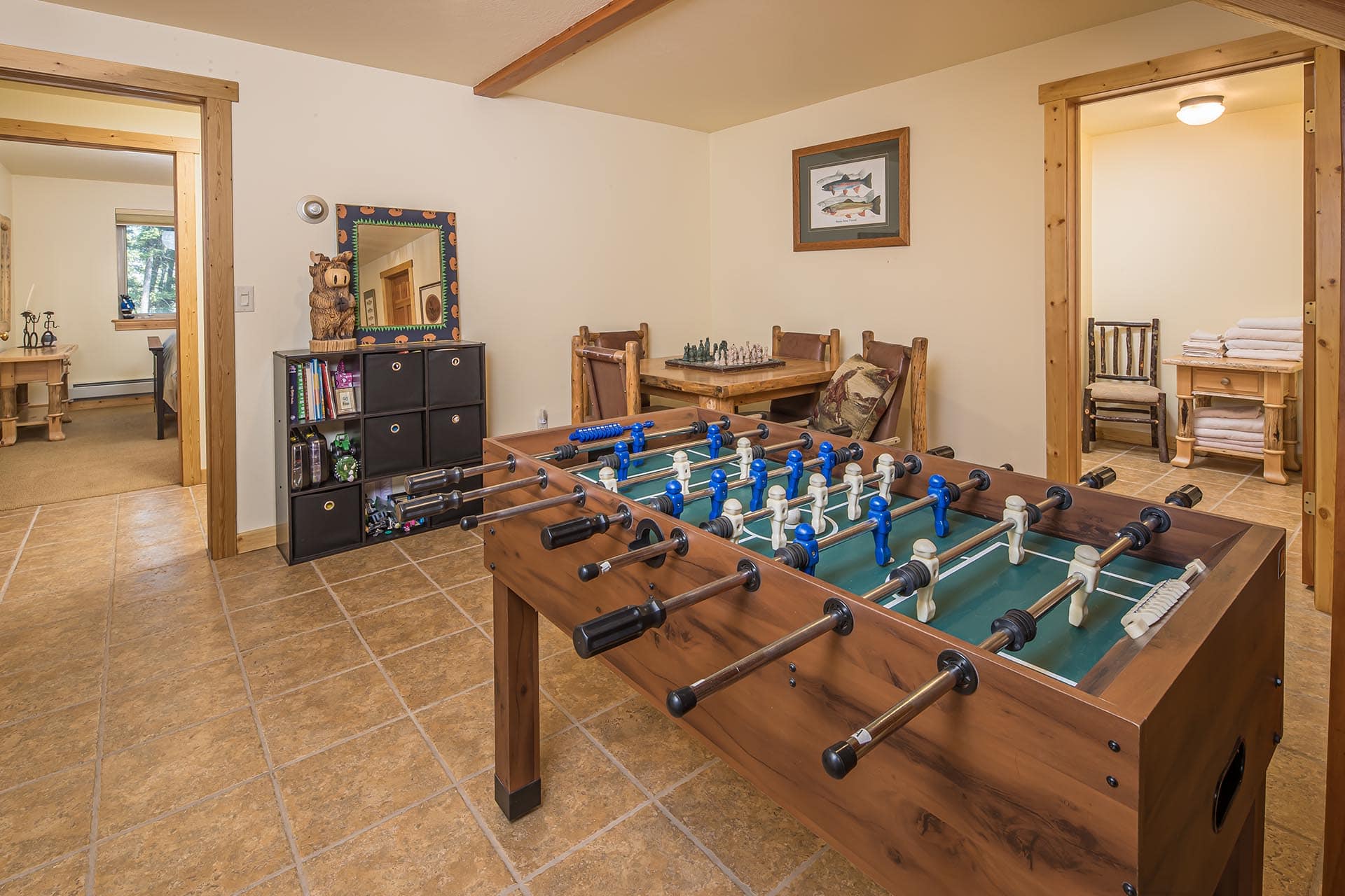 recreational home interior montana elk ranch