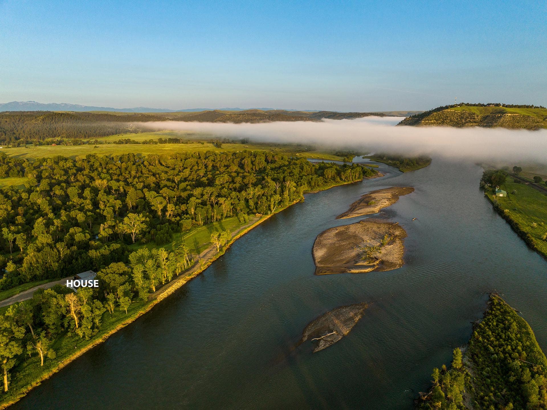 river confluence property with mountain views montana stillwater-yellowstone confluence ranch