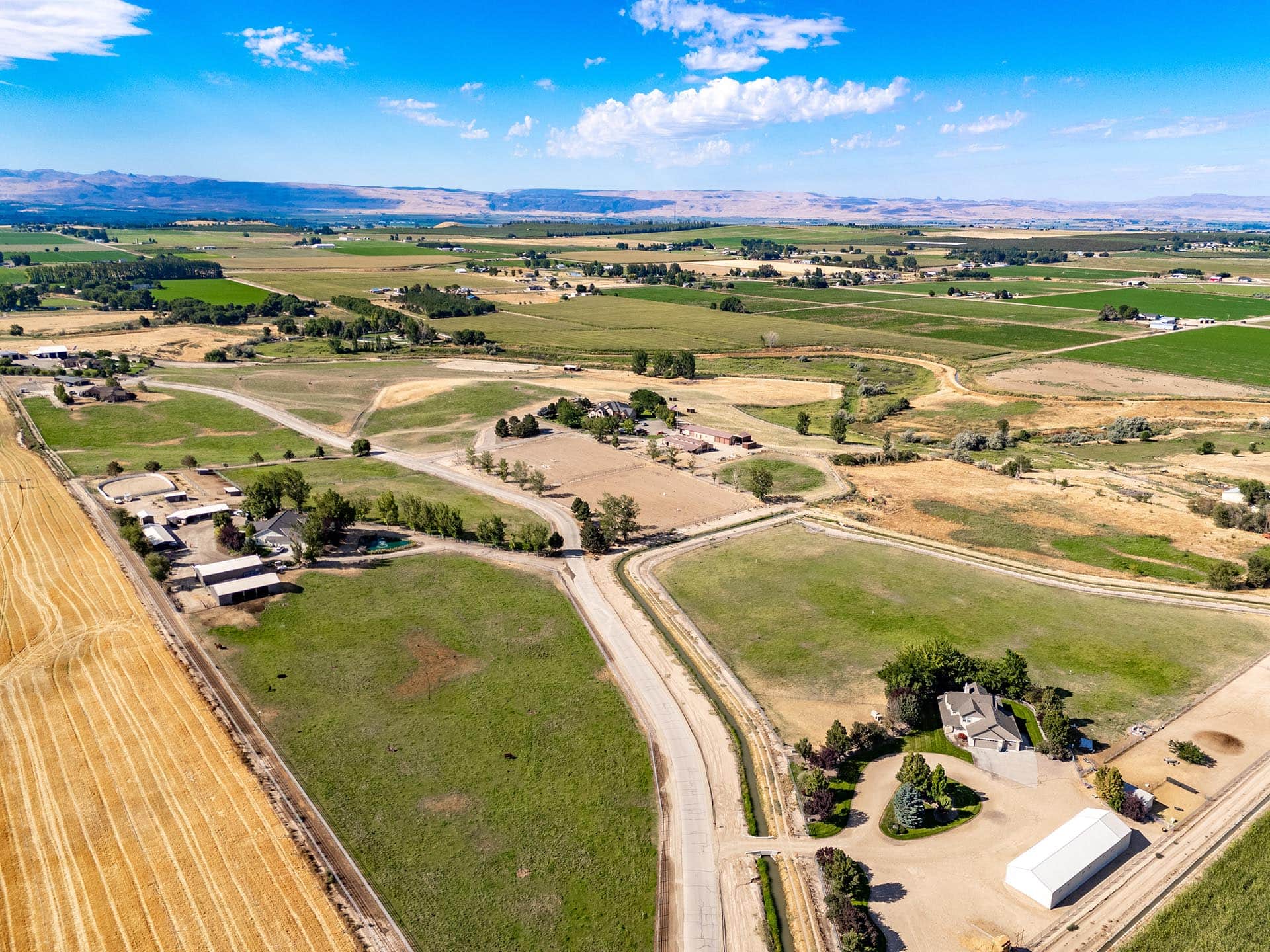 sloped terrain land for sale idaho equestrian estate lot